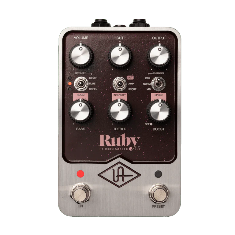 Universal Audio UAFX Ruby '63 Top Boost Amplifier Pedal