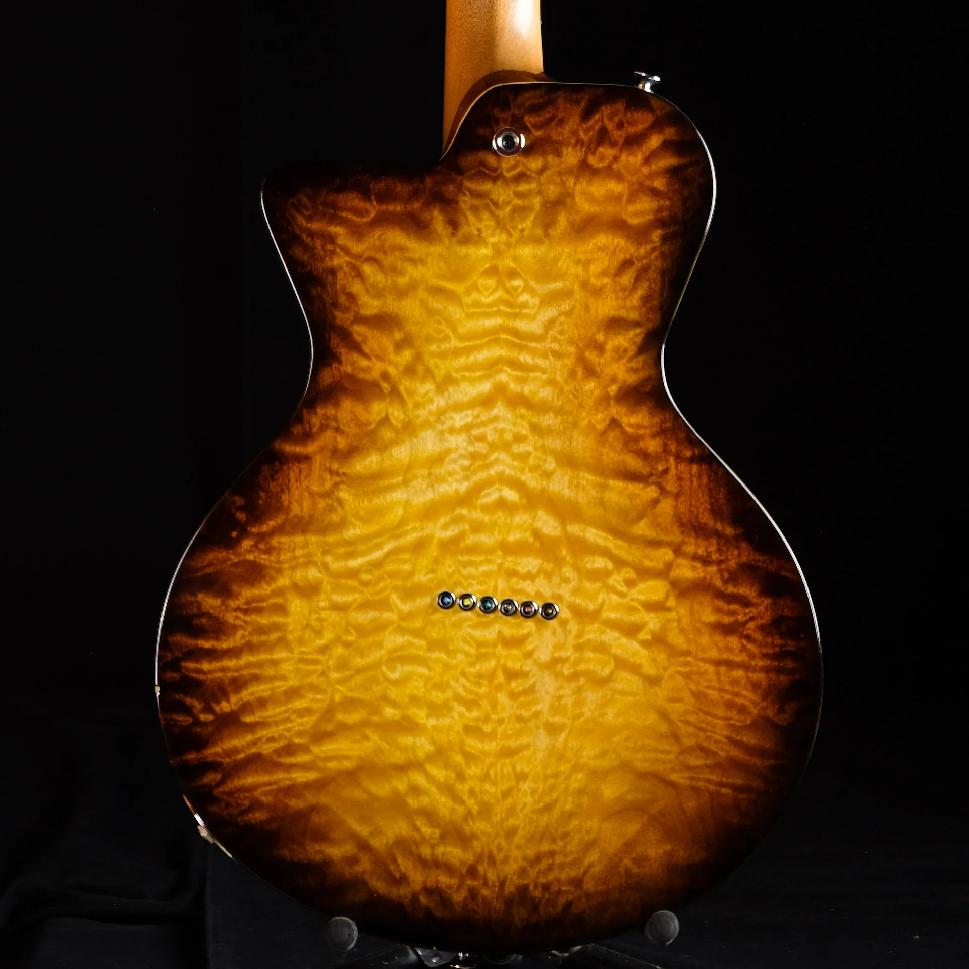 Used '02 Jackson Custom Shop Sweetone Jazz'r Tobacco Sunburst w/ OHSC - Image 5