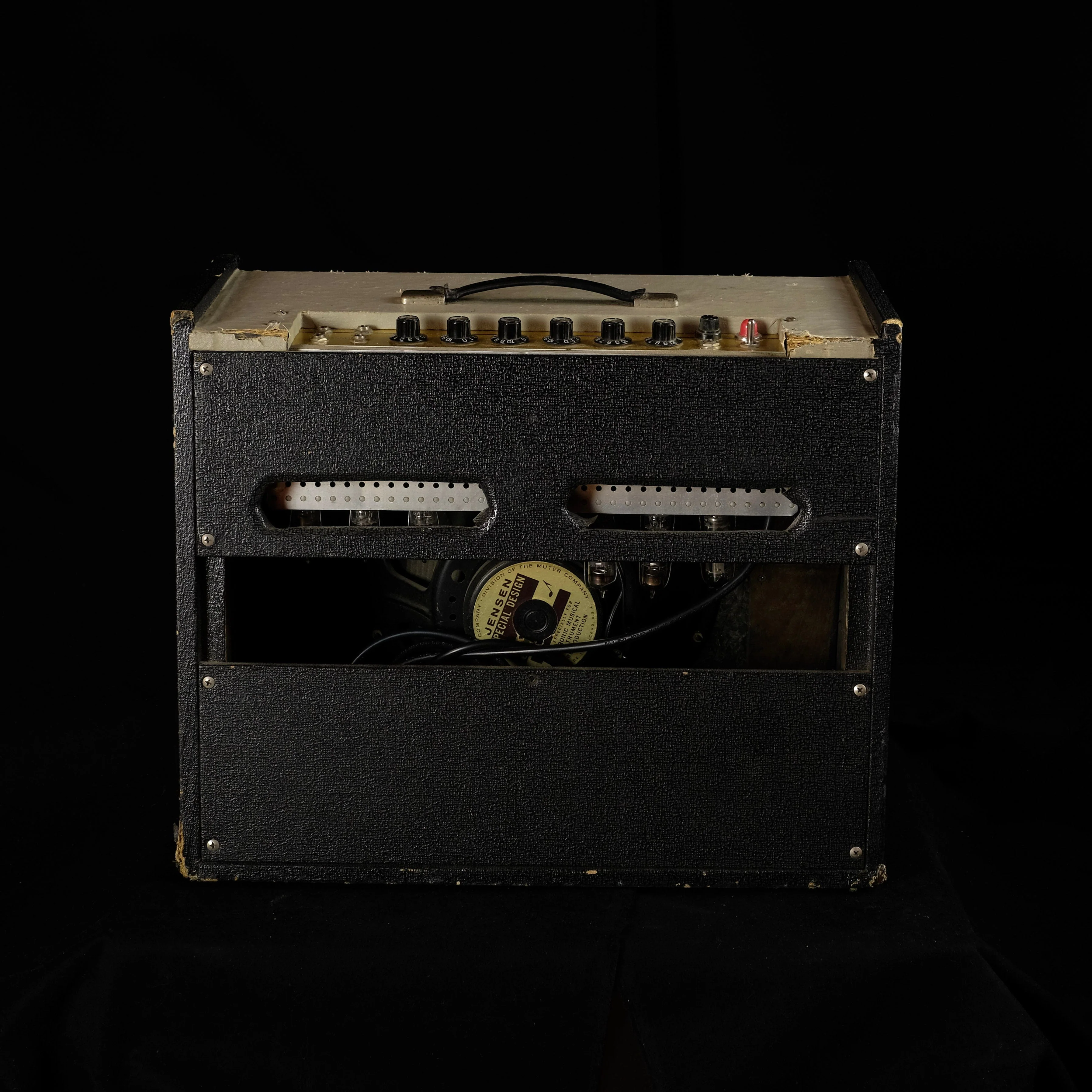 Vintage 1960’s Lafayette 1x12" 4-input Combo Amp with Tremolo - Image 11