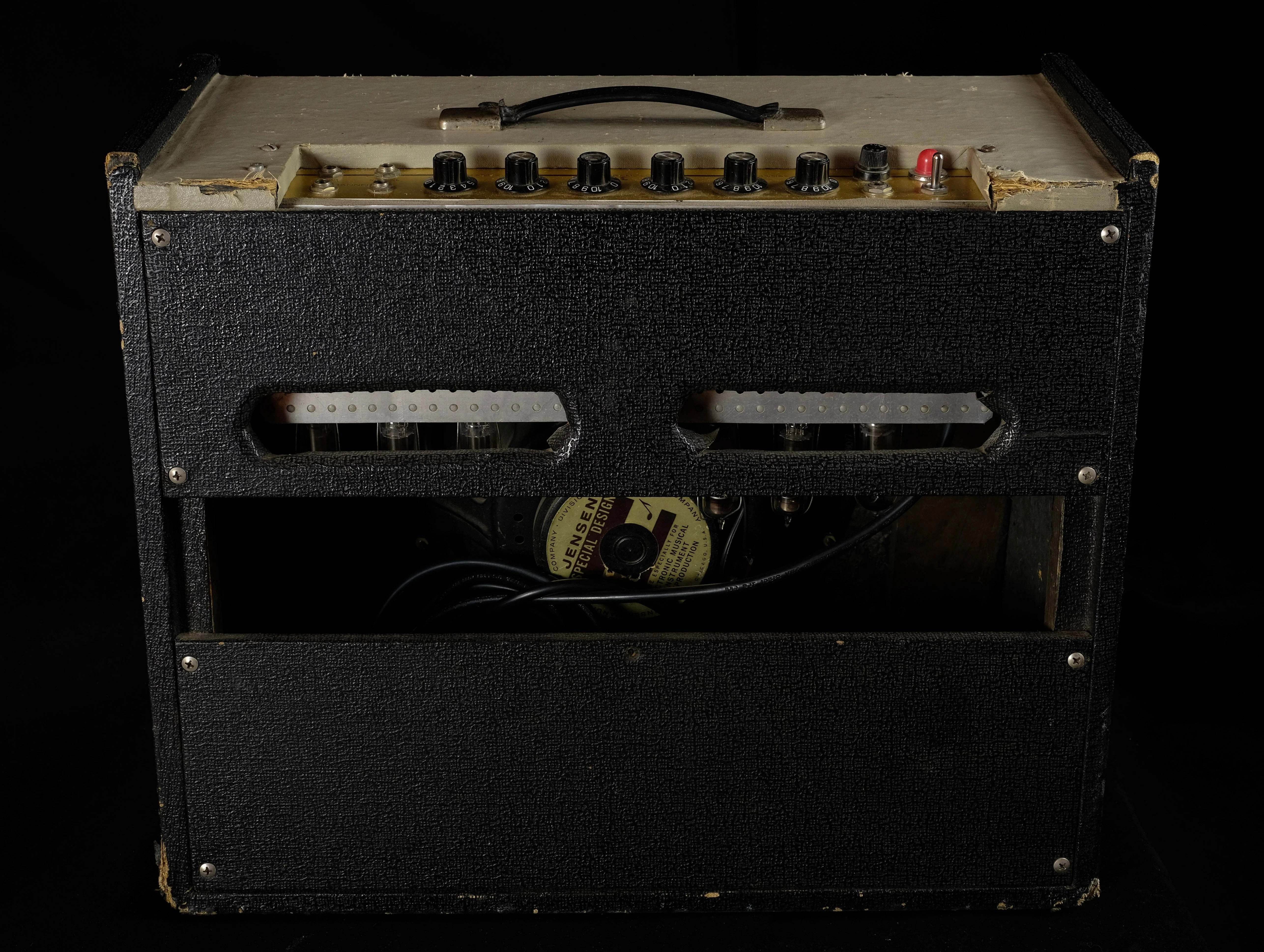 Vintage 1960’s Lafayette 1x12" 4-input Combo Amp with Tremolo - Image 12