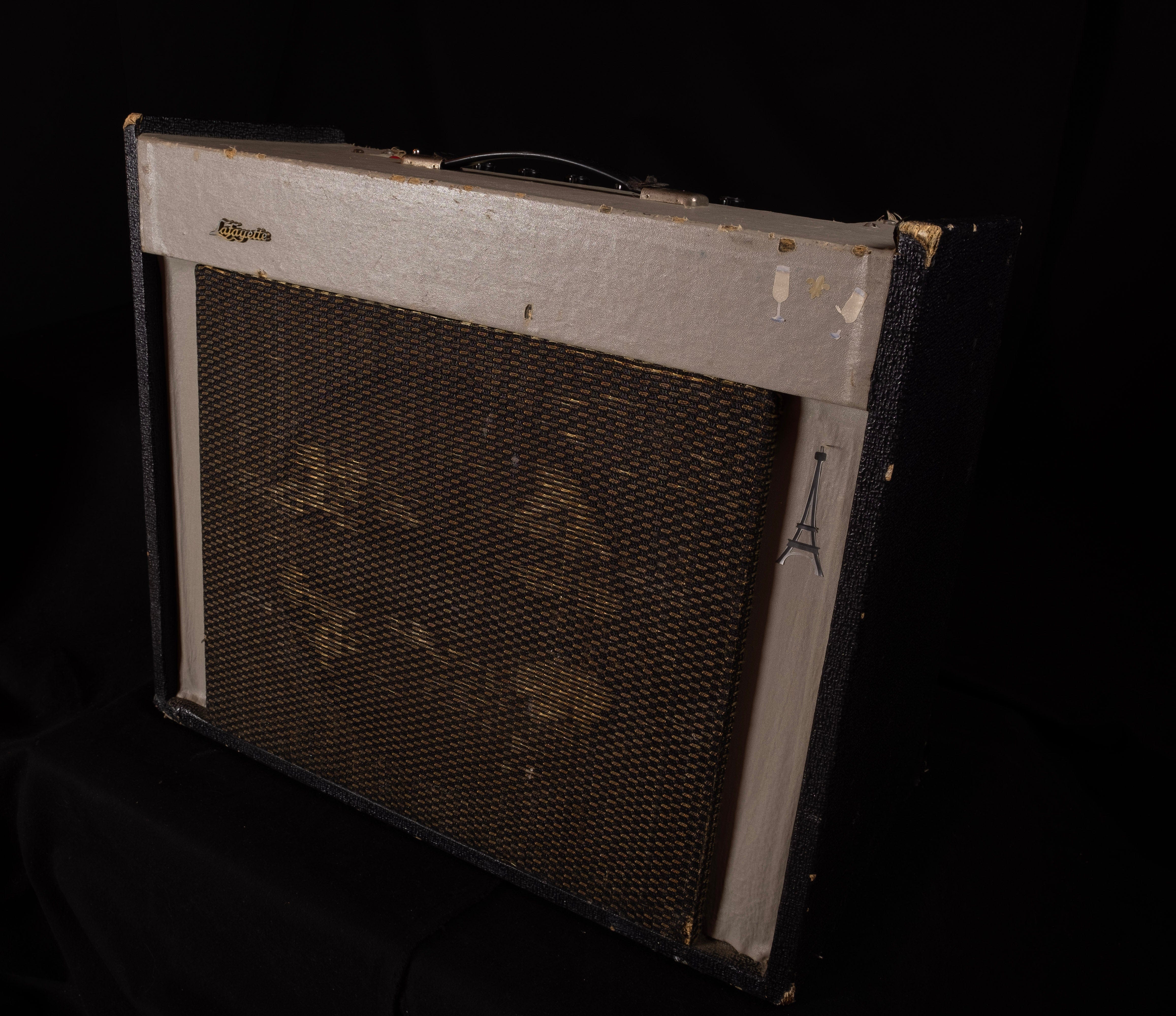 Vintage 1960’s Lafayette 1x12" 4-input Combo Amp with Tremolo - Image 4