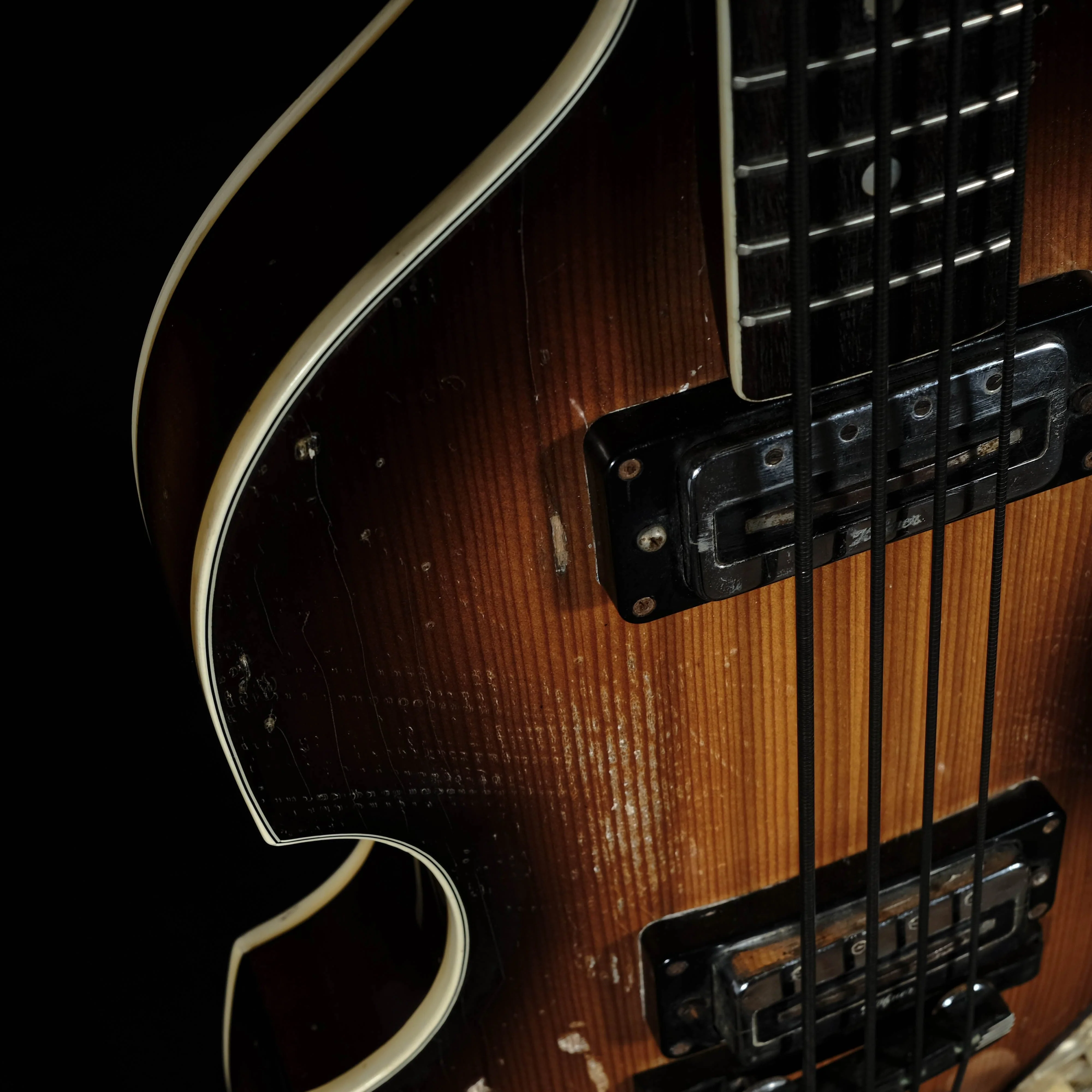 Vintage 1968/69 Hofner 500/1 Bass "Beatle" Bass Guitar German Made - Image 5