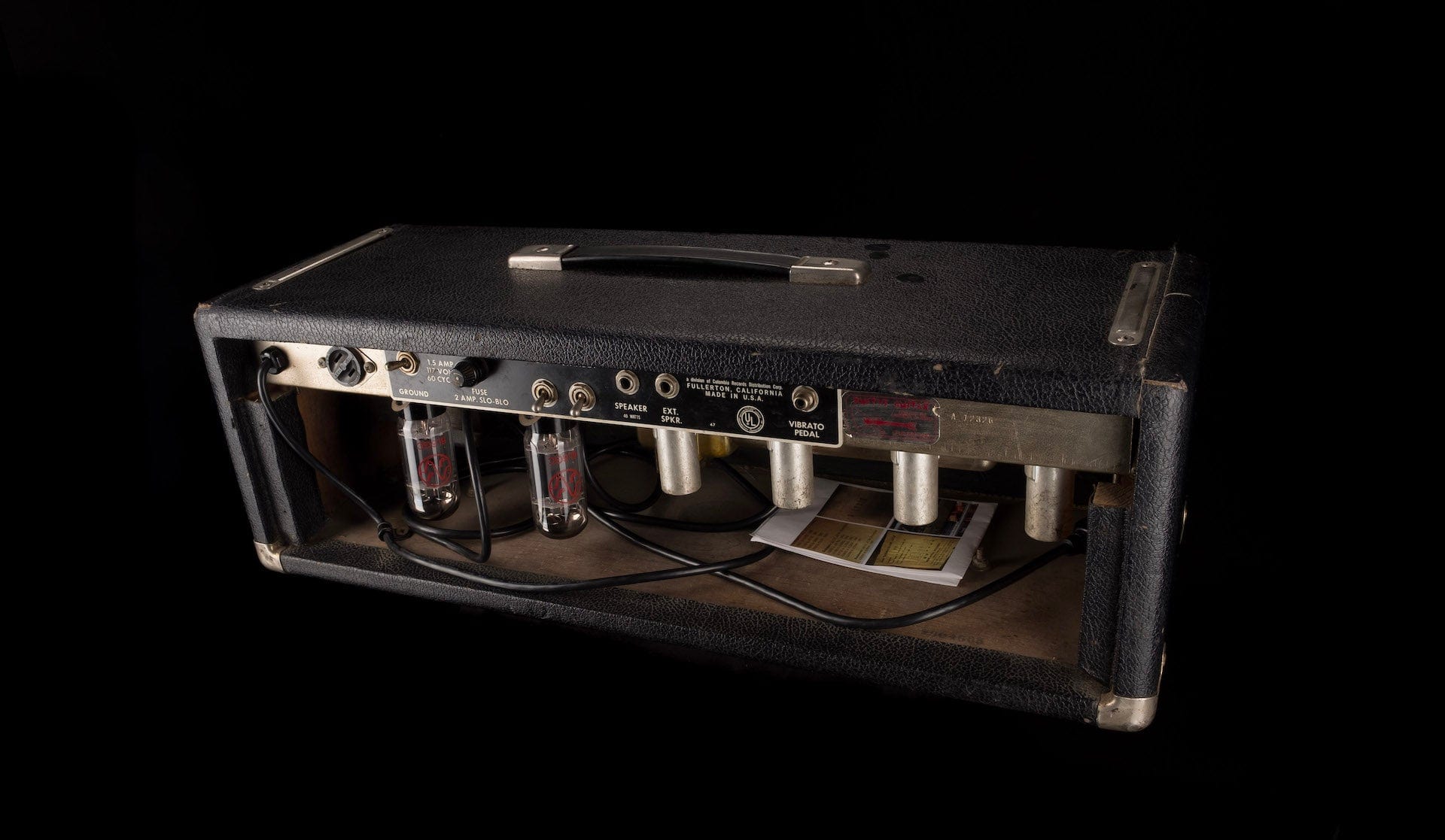 Vintage 1965 Fender Bandmaster Guitar Amp Head - Image 16