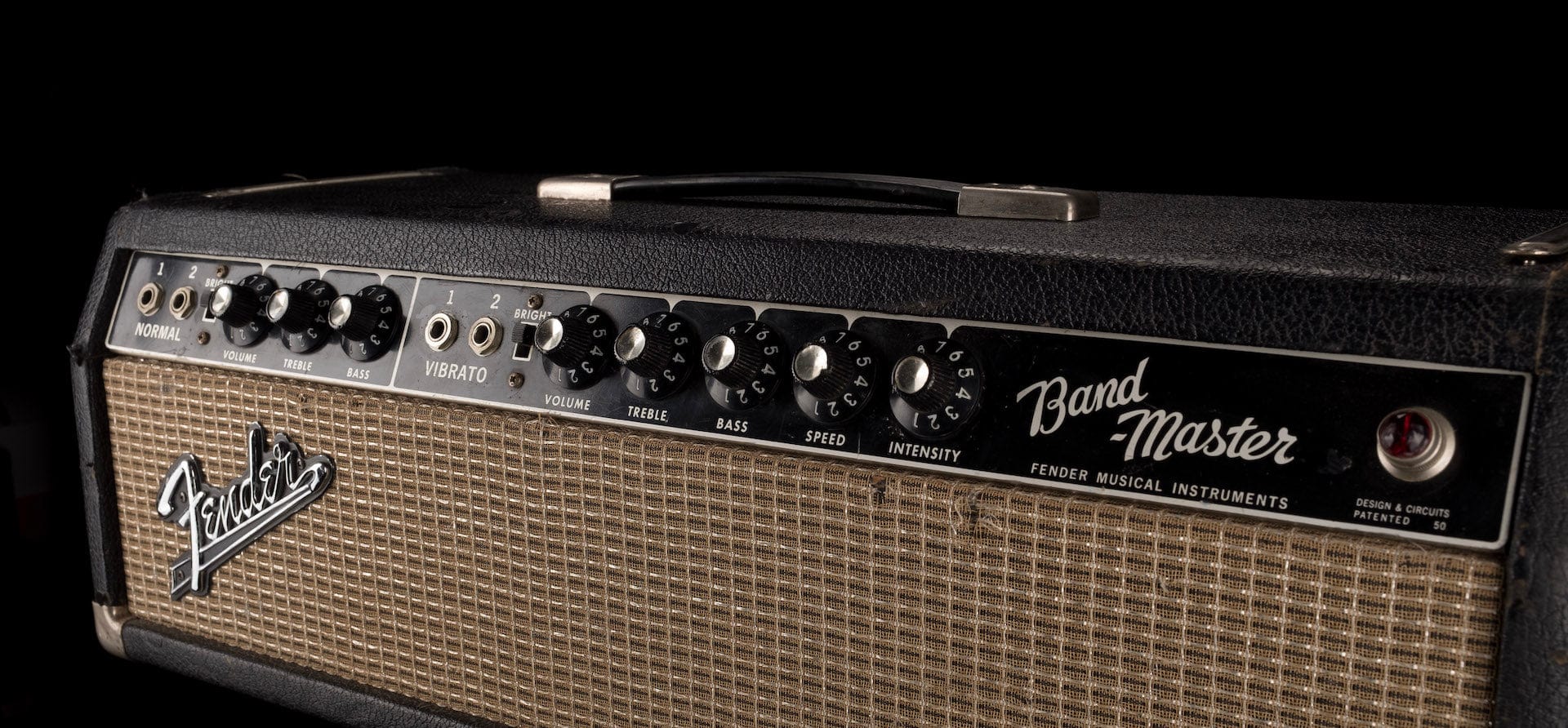 Vintage 1965 Fender Bandmaster Guitar Amp Head - Image 4
