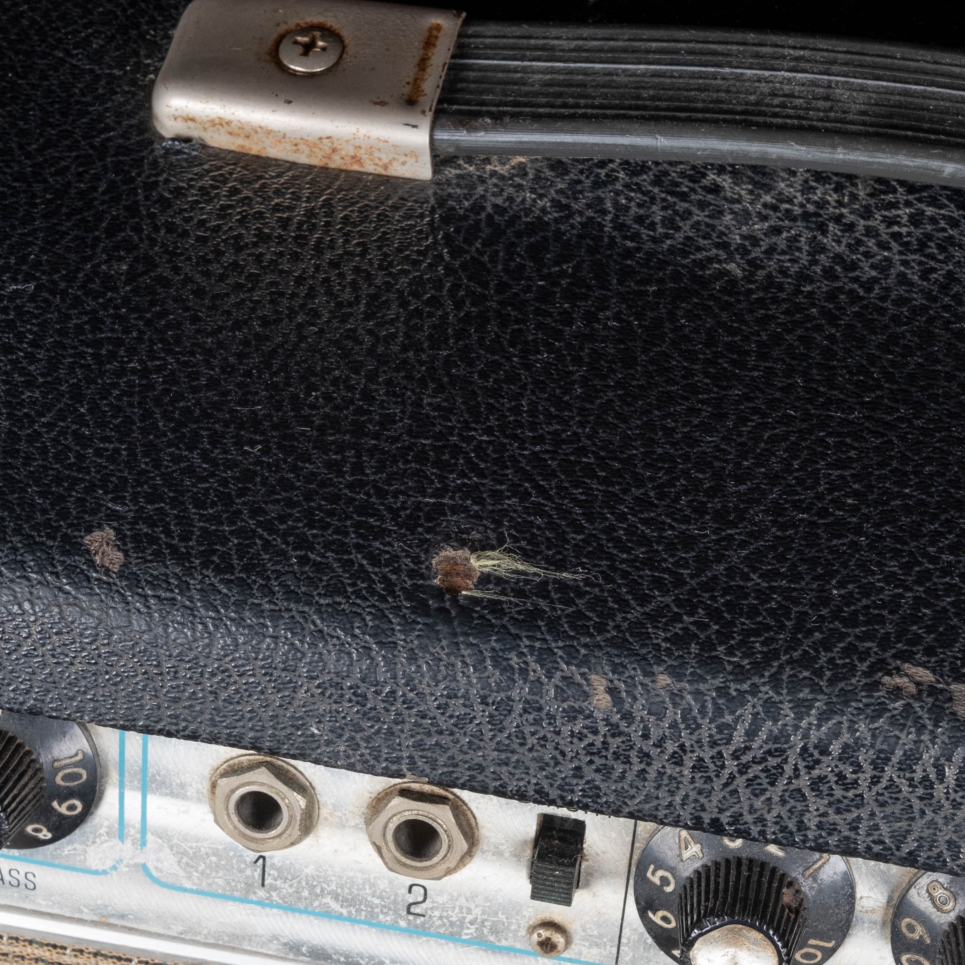 Vintage '68 Fender Bandmaster Tube Guitar Amplifier Head AB763 Circuit - Image 2