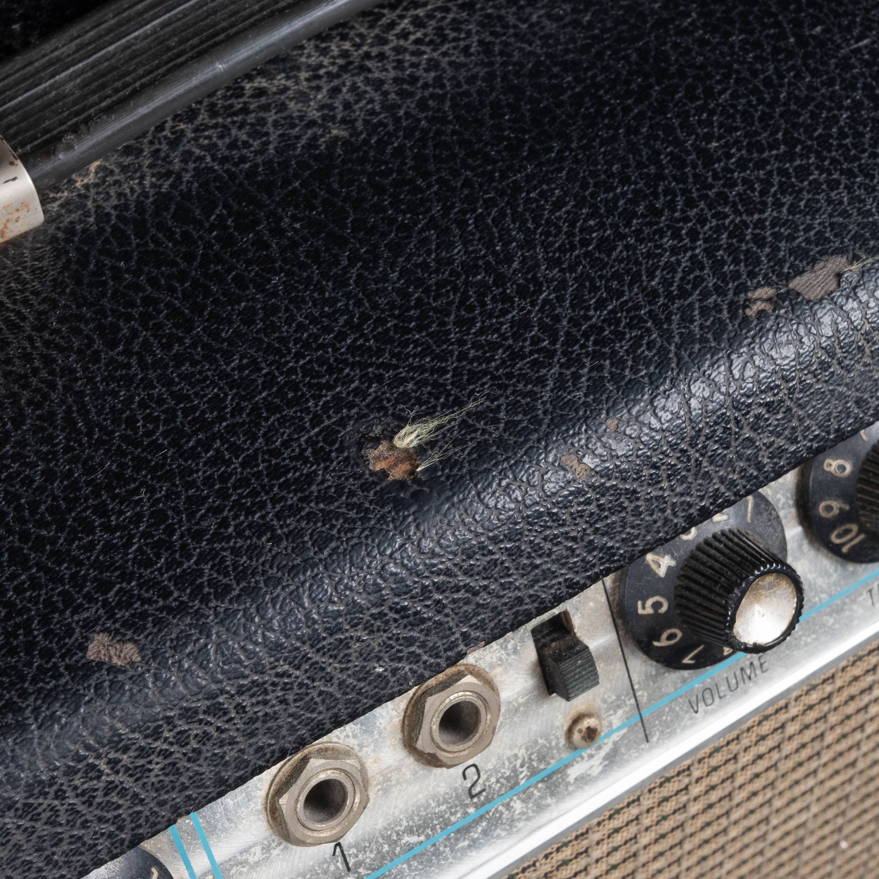 Vintage '68 Fender Bandmaster Tube Guitar Amplifier Head AB763 Circuit - Image 3