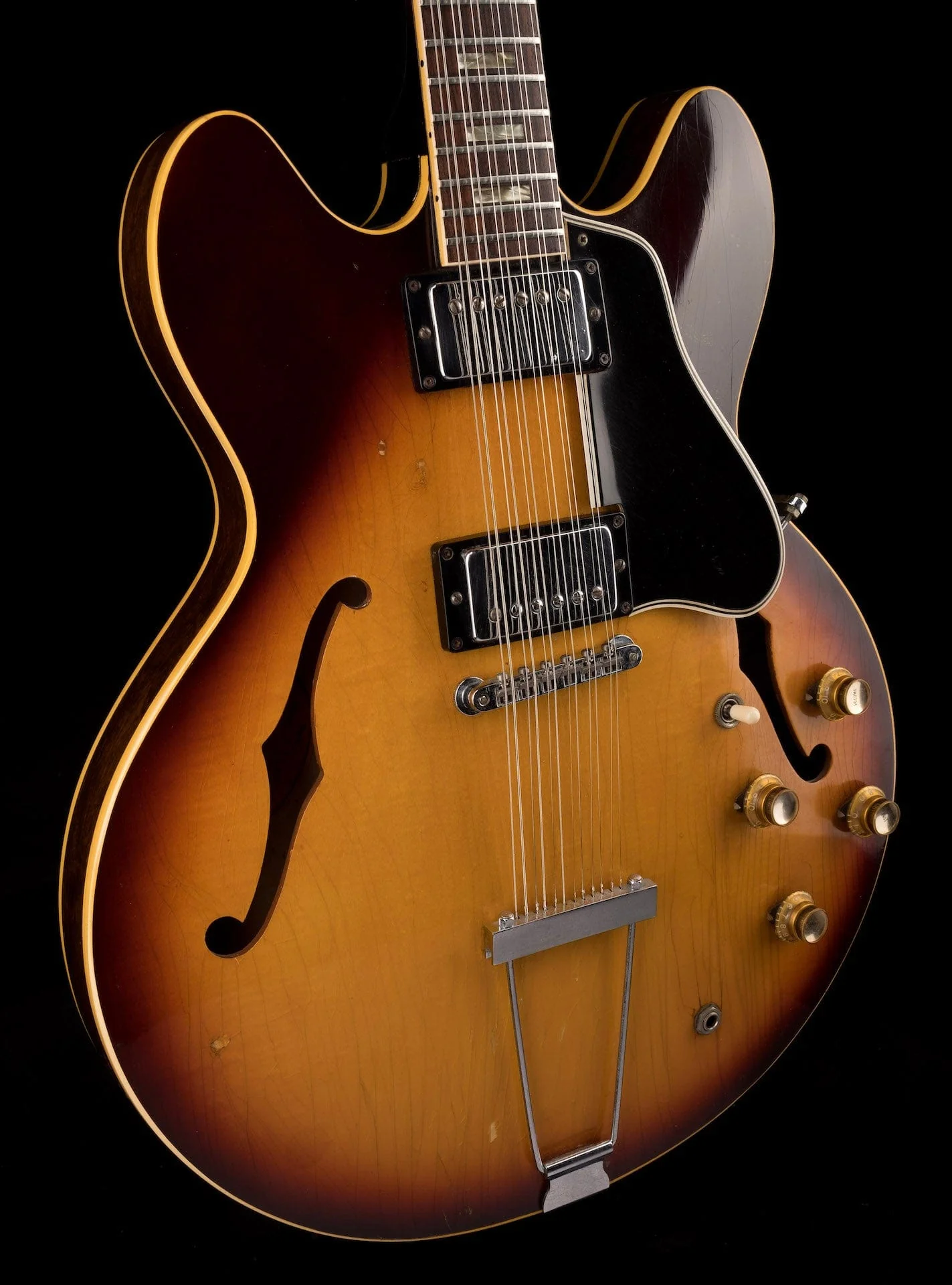 Vintage 1968 Gibson ES-335-12 Sunburst With Case - Image 13