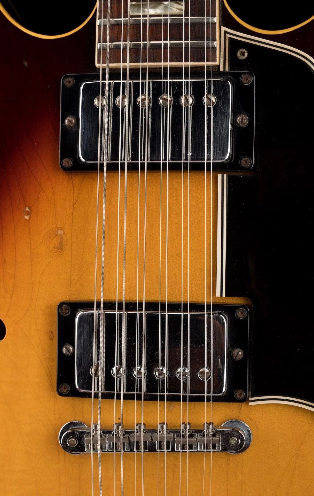 Vintage 1968 Gibson ES-335-12 Sunburst With Case - Image 6