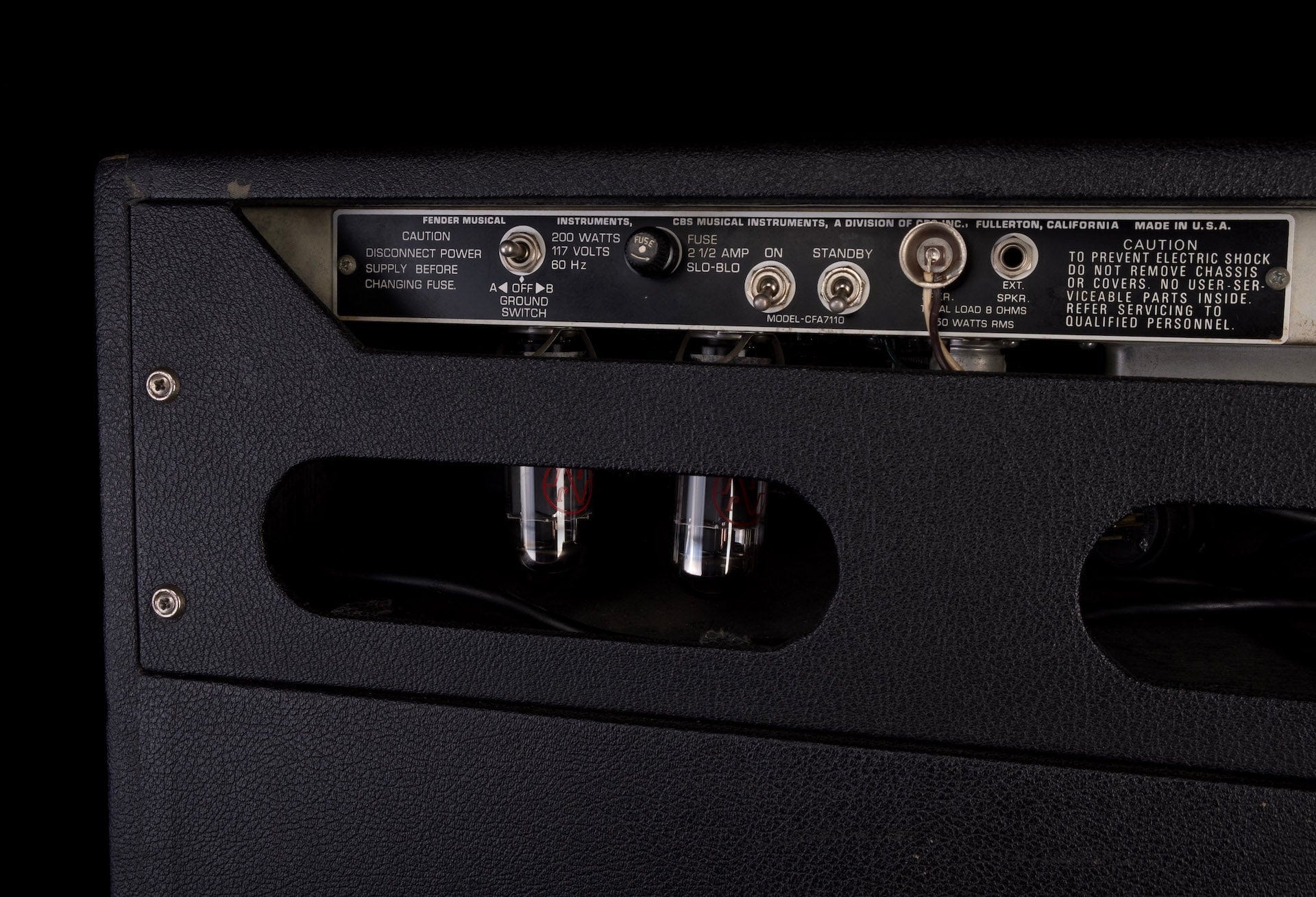 Vintage 1972 Fender Bassman Ten 50 Watt 2 Channel 4x10 Tube Guitar Amp Combo - Image 10