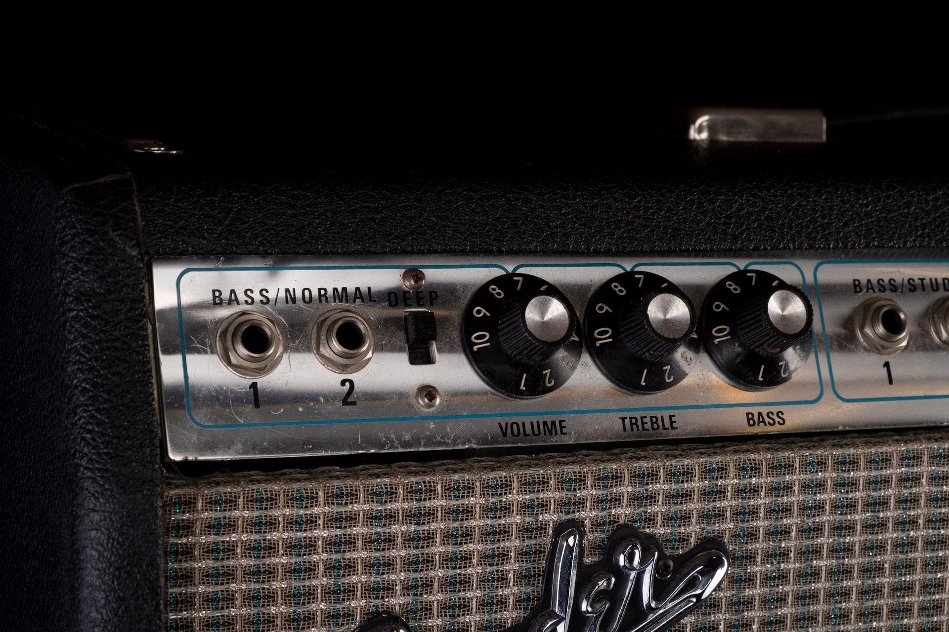 Vintage 1972 Fender Bassman Ten 50 Watt 2 Channel 4x10 Tube Guitar Amp Combo - Image 3