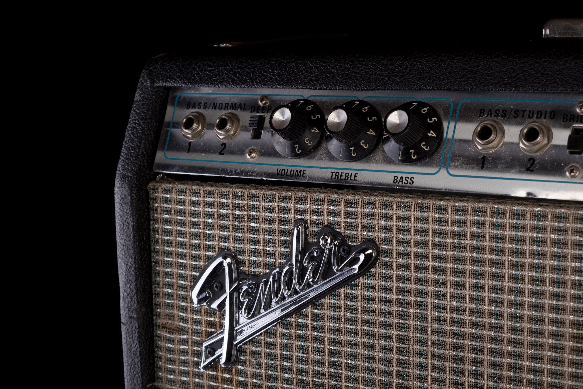 Vintage 1972 Fender Bassman Ten 50 Watt 2 Channel 4x10 Tube Guitar Amp Combo - Image 6