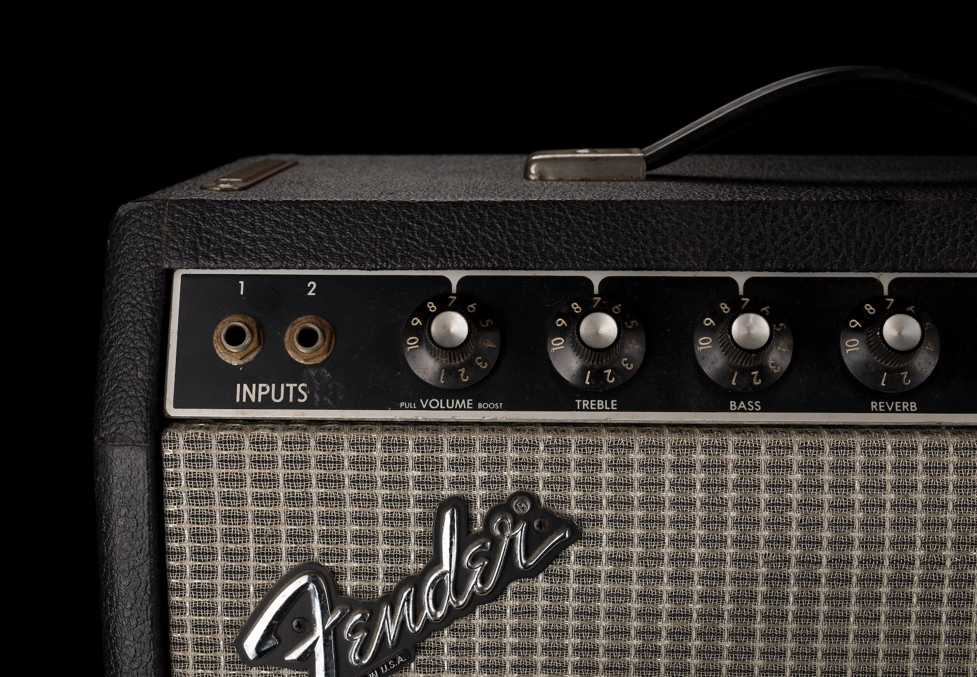 Used 1980's Fender Princeton Reverb Guitar Amp Combo - Image 4