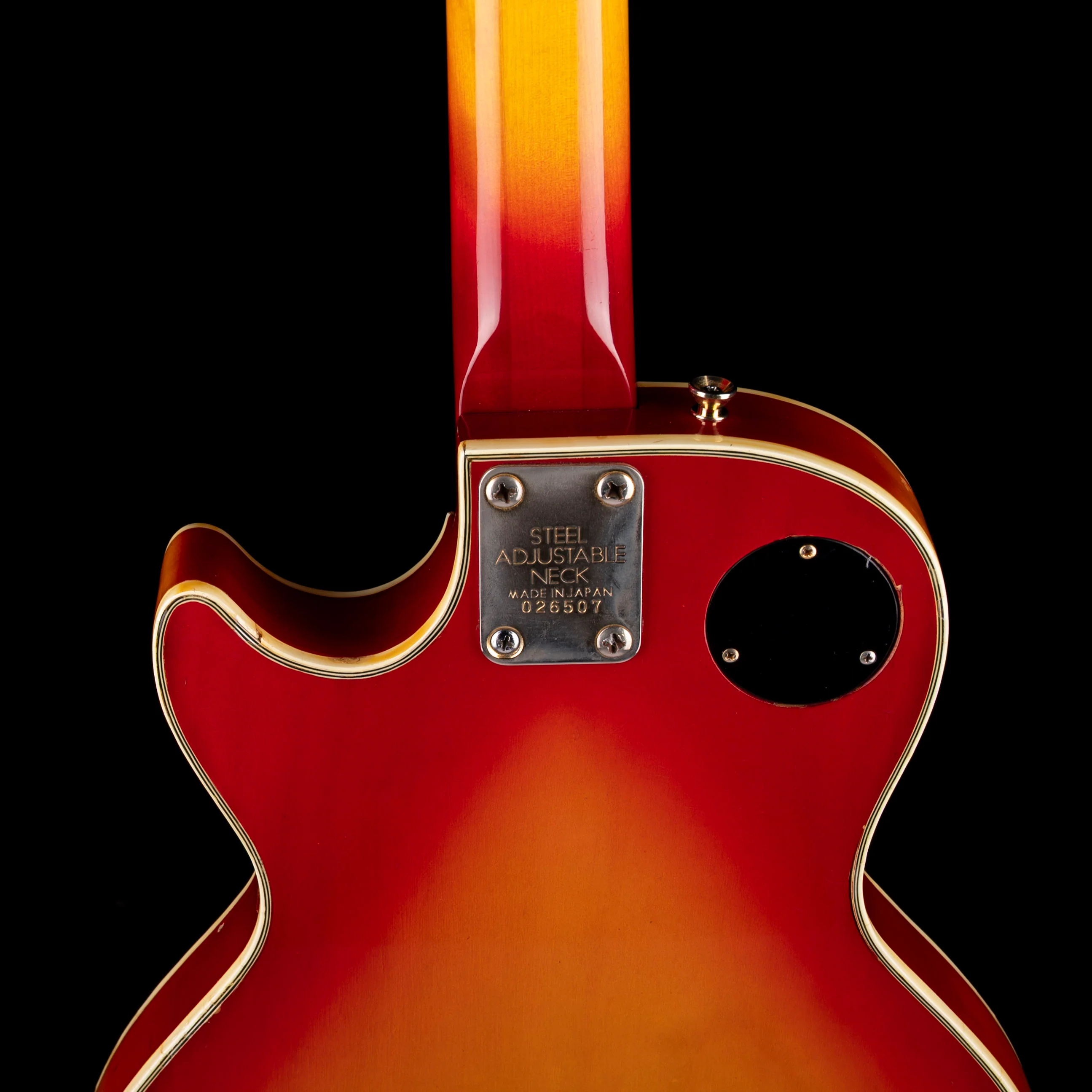 Used 1982 Aria Custom LP-Style (Bolt-On) Cherry Sunburst Electric Guitar With OHSC - Image 10