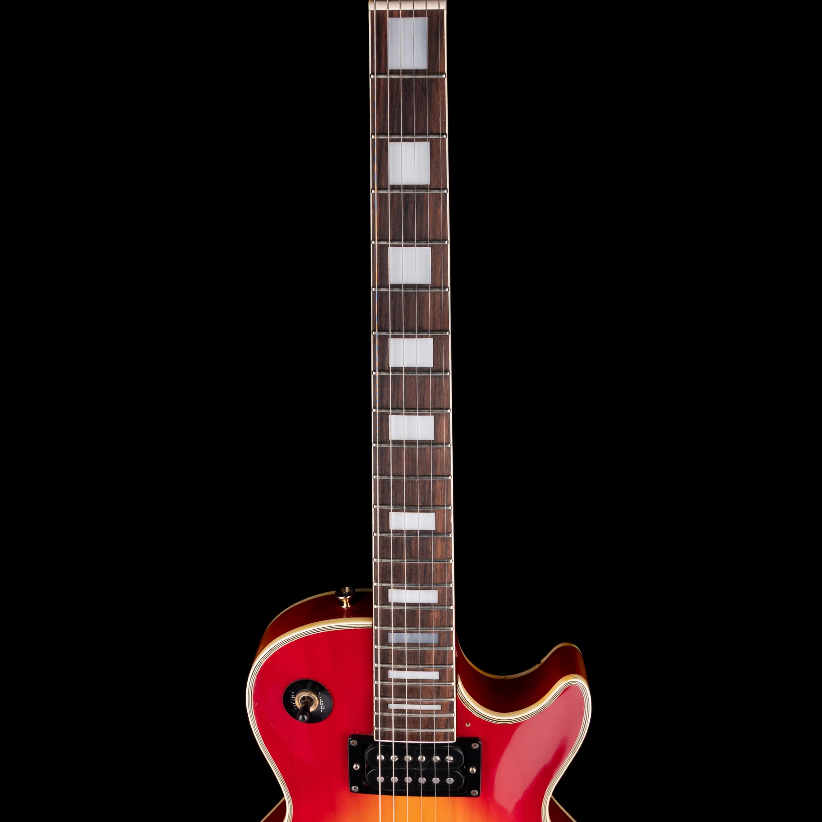 Used 1982 Aria Custom LP-Style (Bolt-On) Cherry Sunburst Electric Guitar With OHSC - Image 7