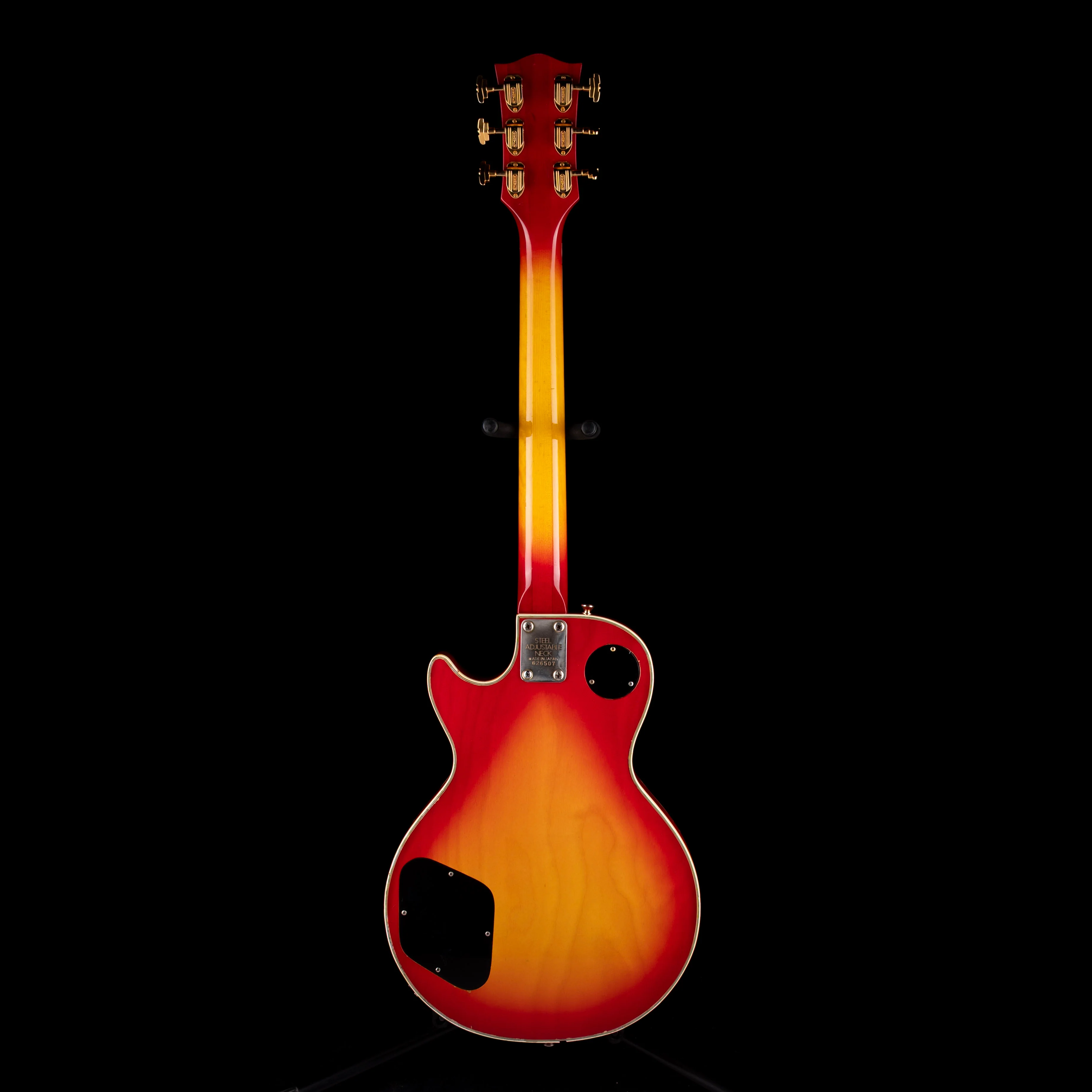 Used 1982 Aria Custom LP-Style (Bolt-On) Cherry Sunburst Electric Guitar With OHSC - Image 9