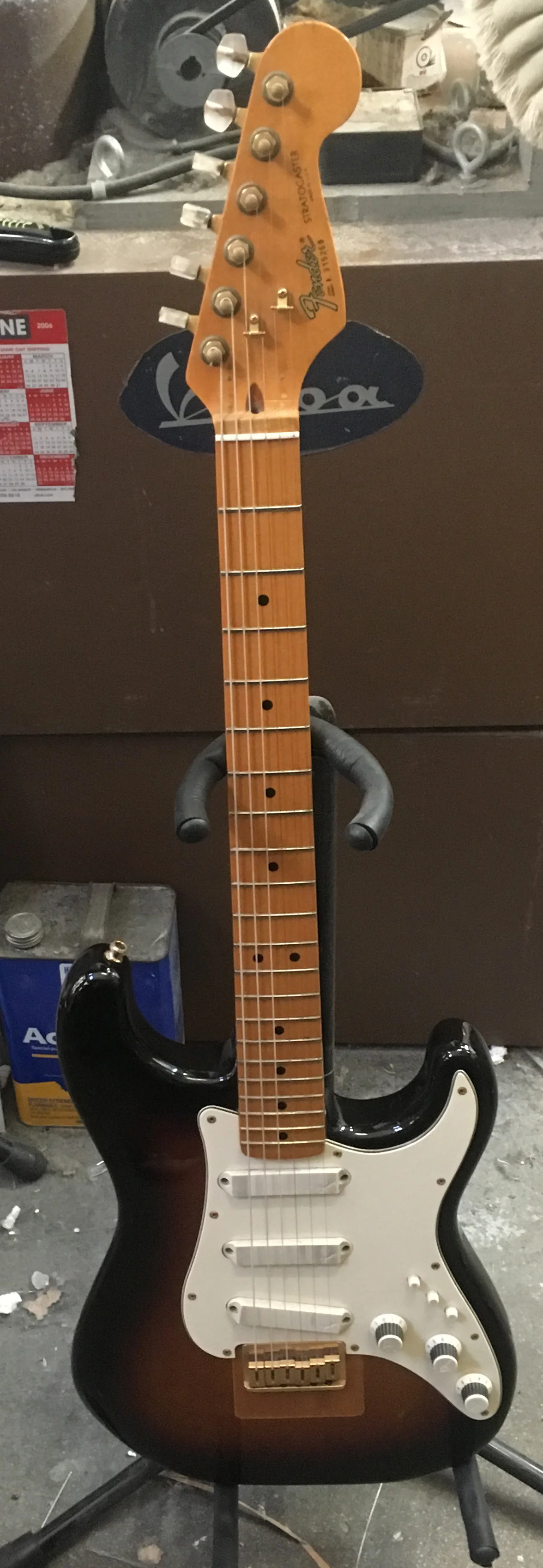 Used 1983 Fender Elite Stratocaster Sunburst With Case