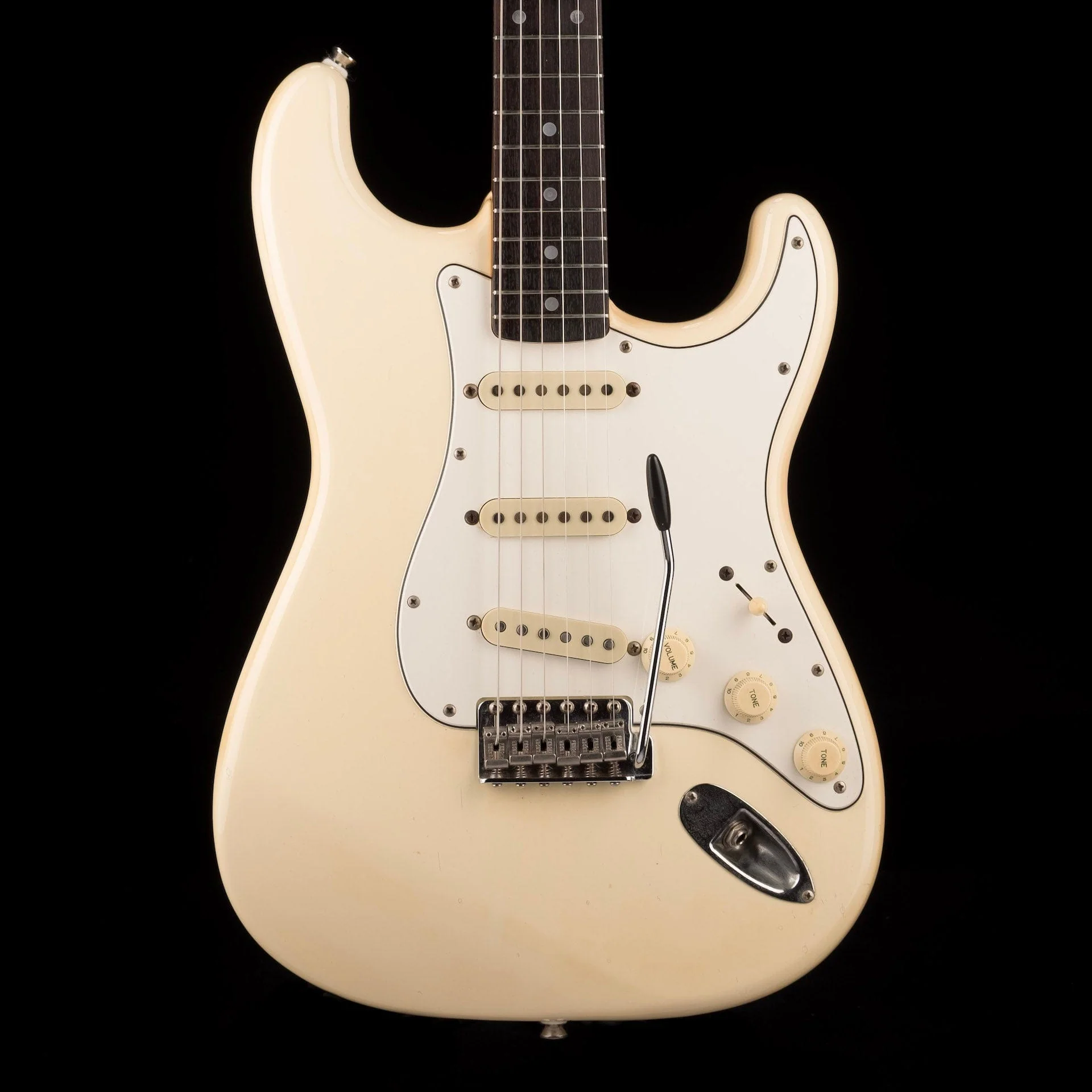 Vintage 1985 Fender ‘72 Reissue ST72-70 Stratocaster MIJ E-Series Olympic White With HSC