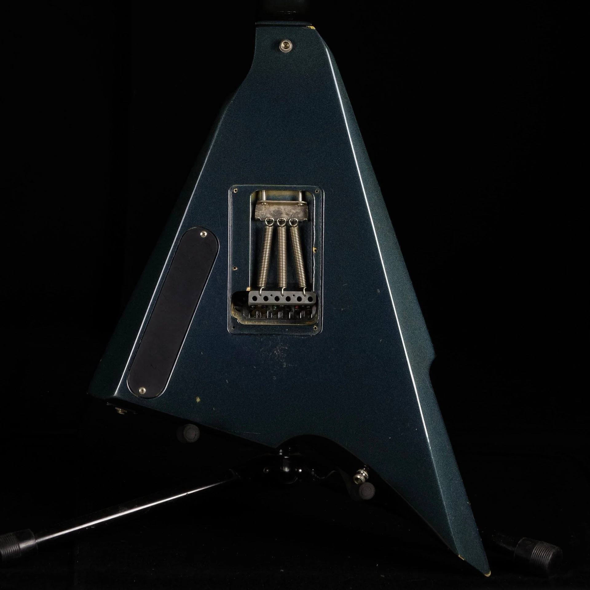 Vintage 1985 Fender Katana Green Metallic Electric Guitar With OHSC - Image 8