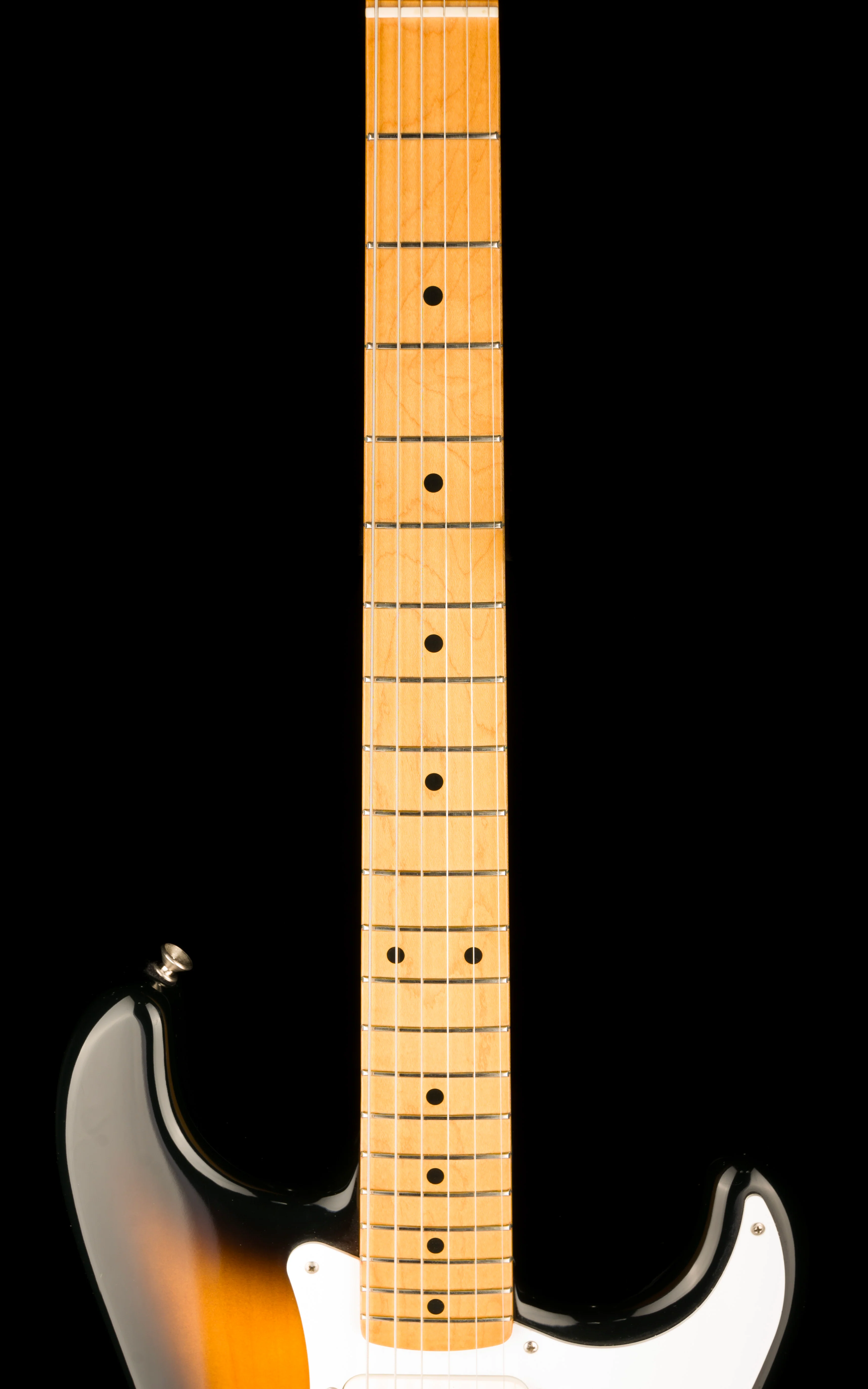 Used 1990 Fender ST-54 Made in Japan 1954 Reissue Stratocaster 2-Tone Sunburst with Gig Bag - Image 12
