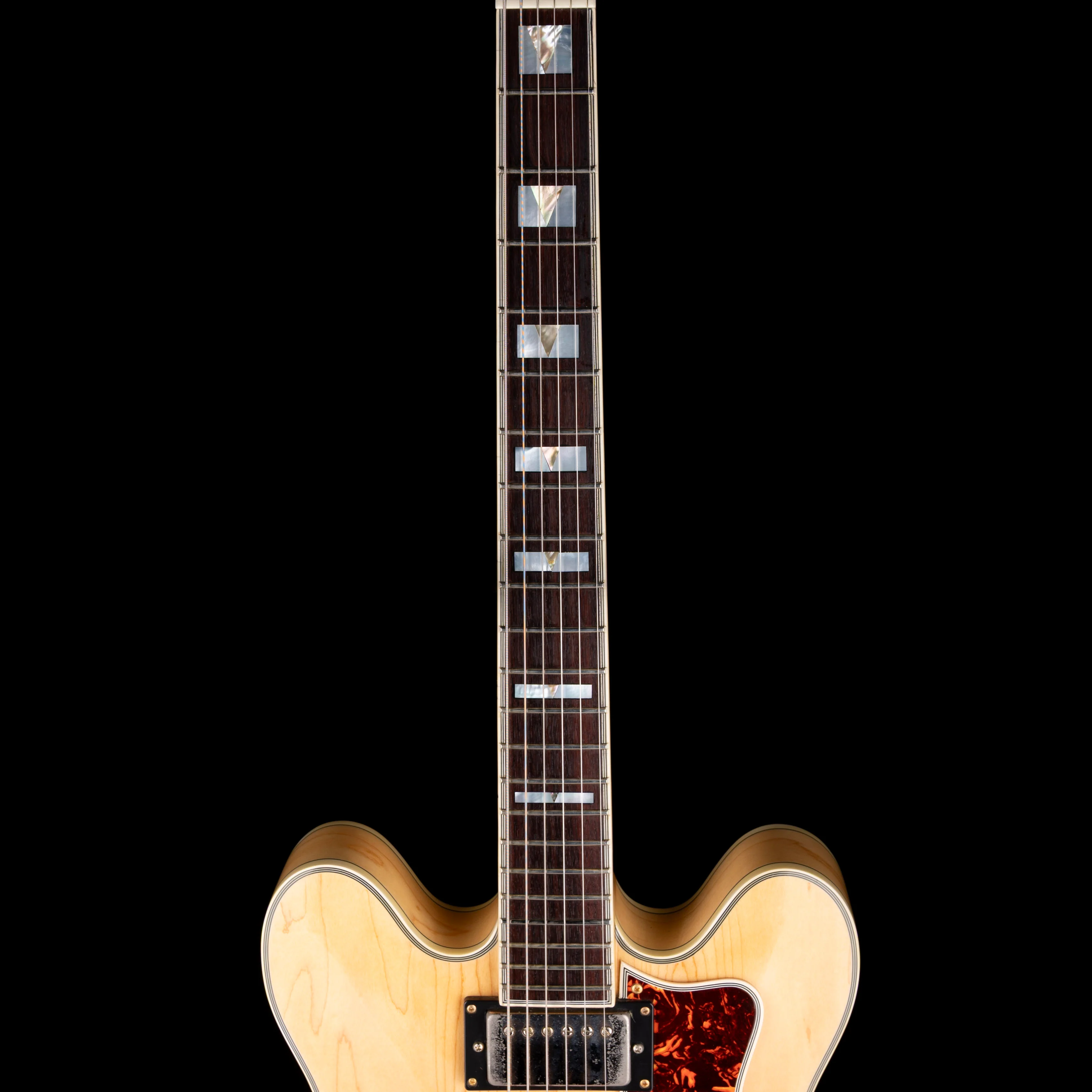 Used 1990's Epiphone Sheraton II Natural with OHSC - Image 7