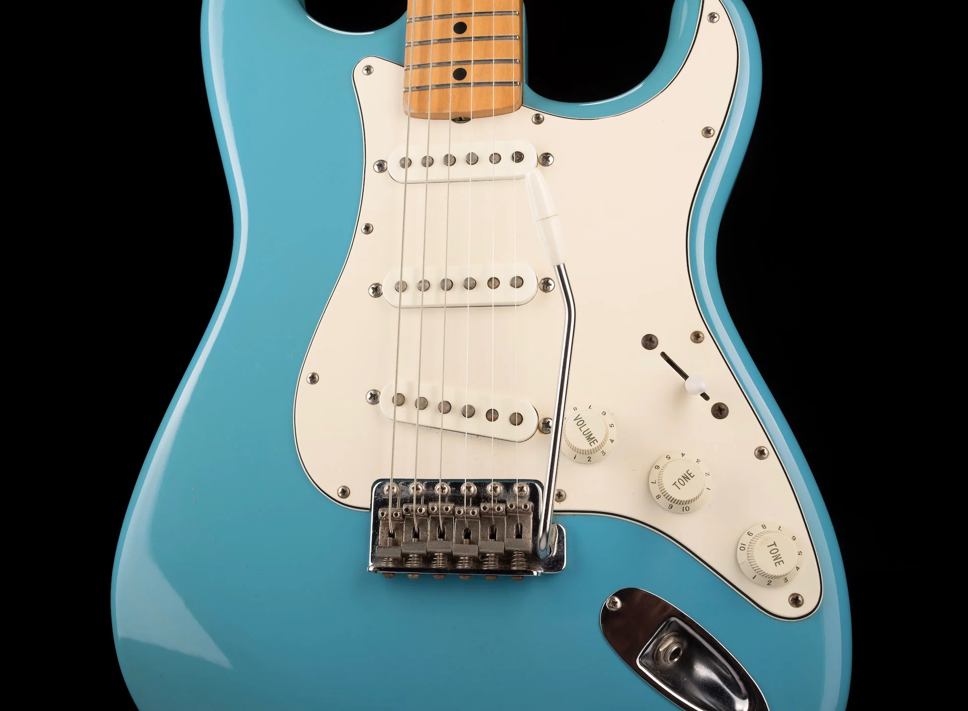 Used 1990's Fender Made in Japan Stratocaster California Blue - Image 6