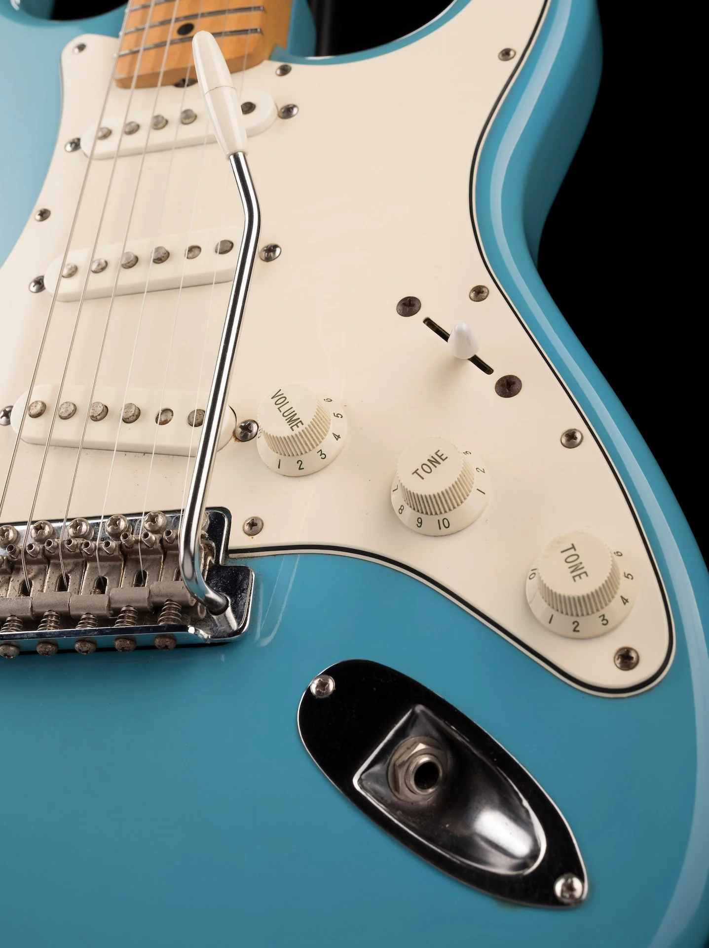 Used 1990's Fender Made in Japan Stratocaster California Blue - Image 8