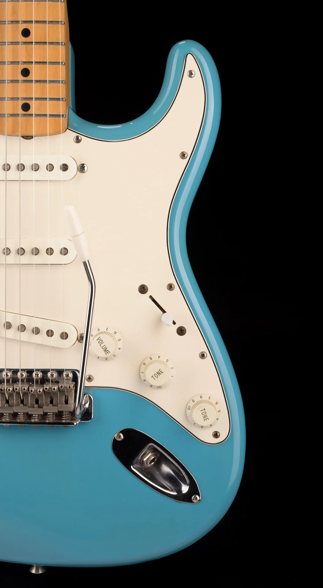Used 1990's Fender Made in Japan Stratocaster California Blue - Image 9