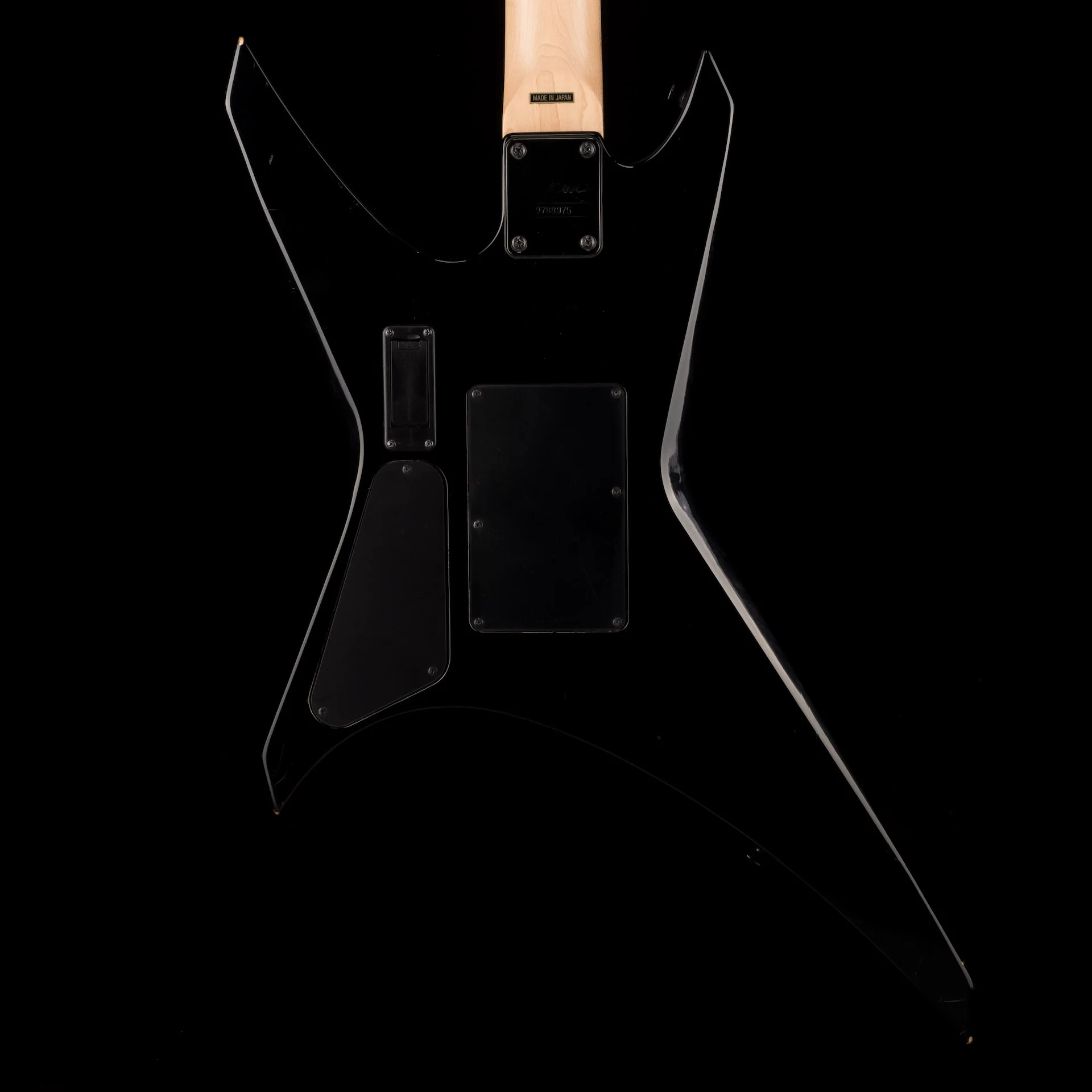 Used 1990's Jackson Warrior Pro Made in Japan Midnight Black - Image 13