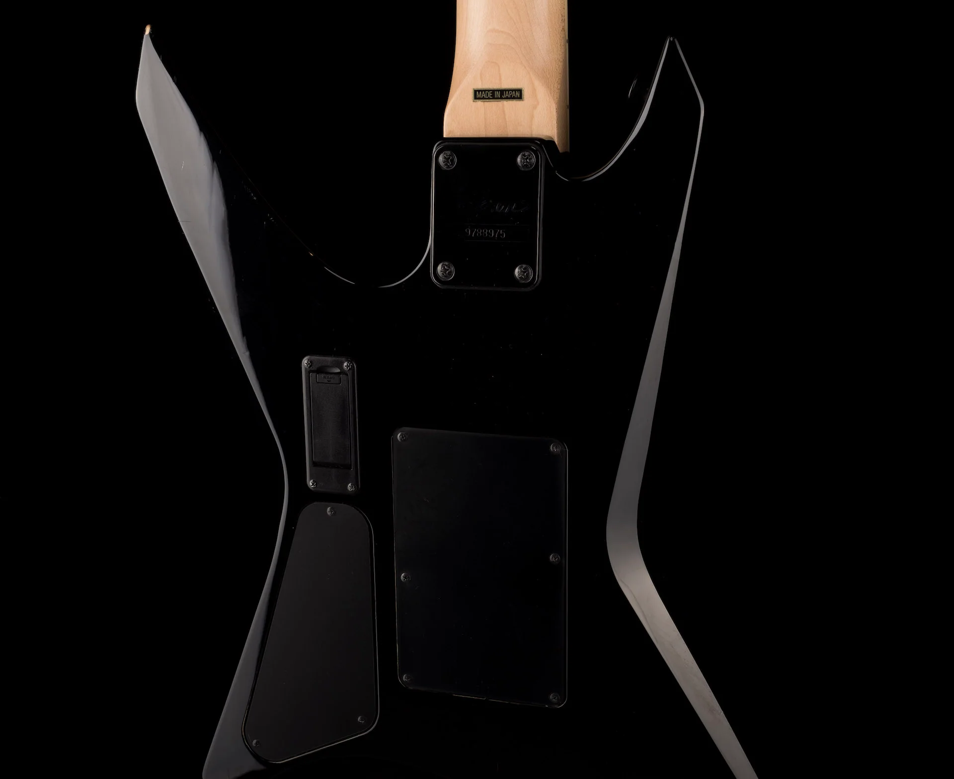 Used 1990's Jackson Warrior Pro Made in Japan Midnight Black - Image 17