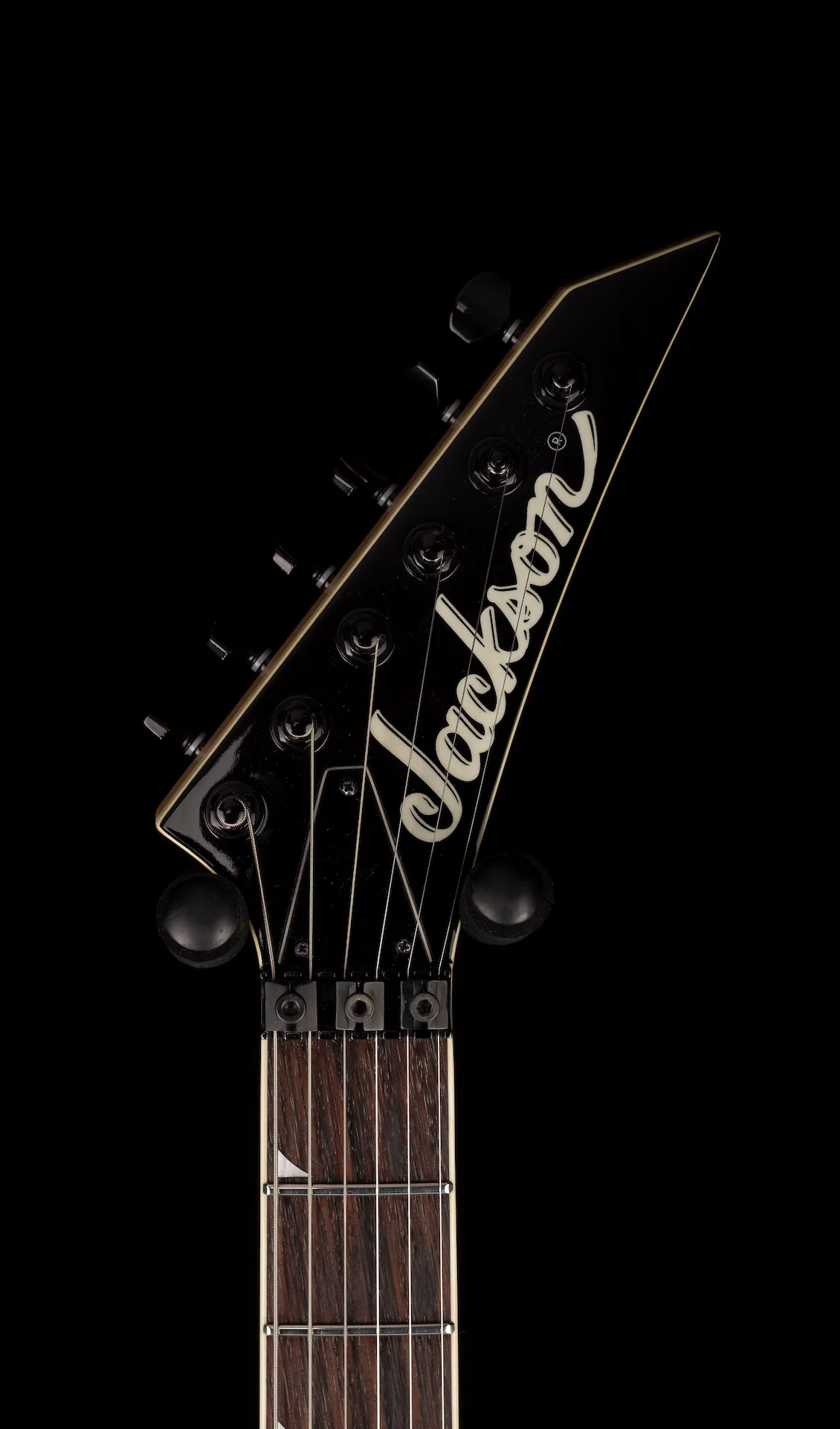 Used 1990's Jackson Warrior Pro Made in Japan Midnight Black - Image 19