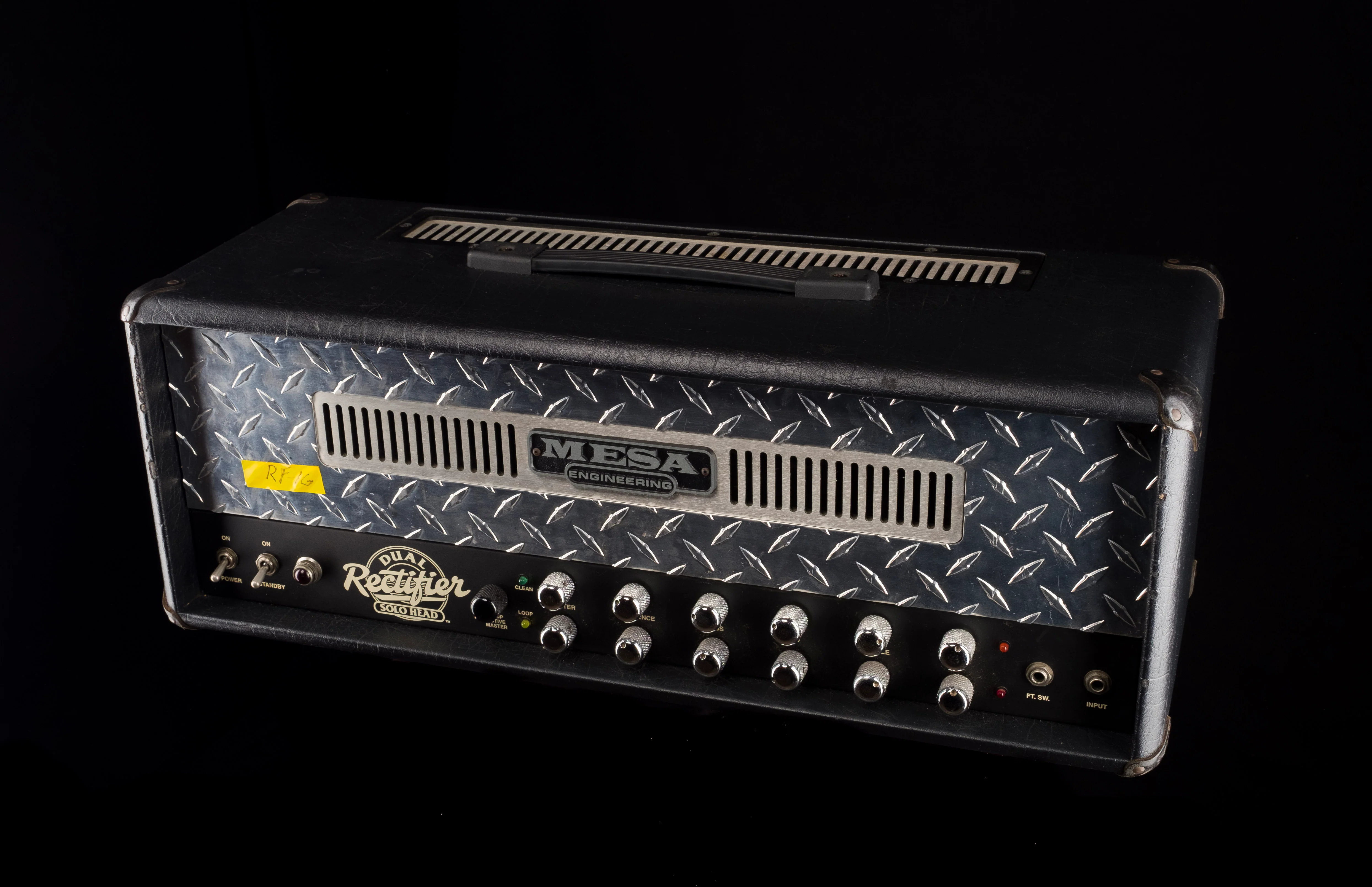 Used 1991 Mesa Boogie Dual Rectifier Solo 100 Watt Amp Head With Road Case - Image 2