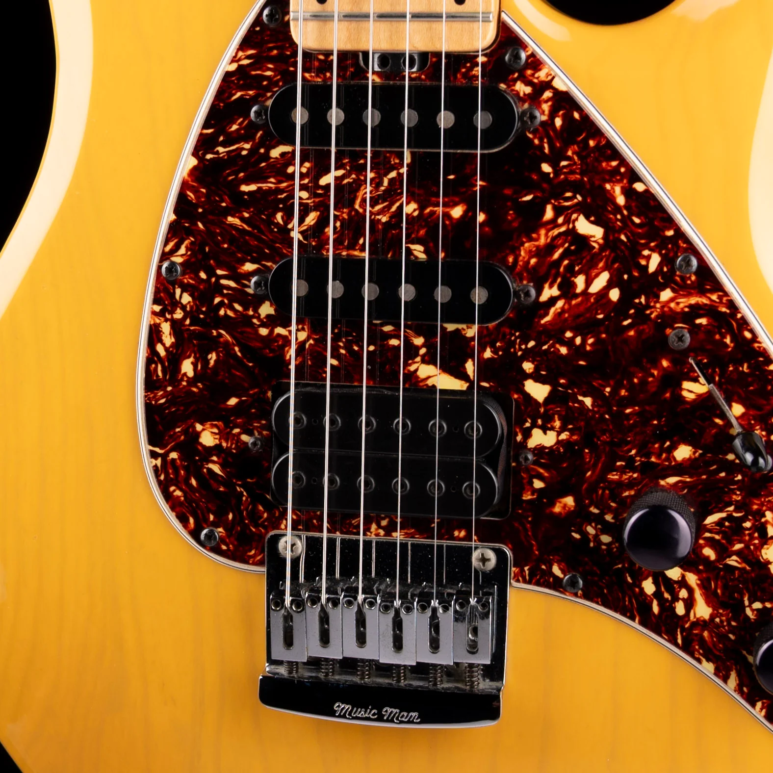 Used 1992 Music Man Silhouette Special HSS Butterscotch Maple With Gig Bag - Image 4