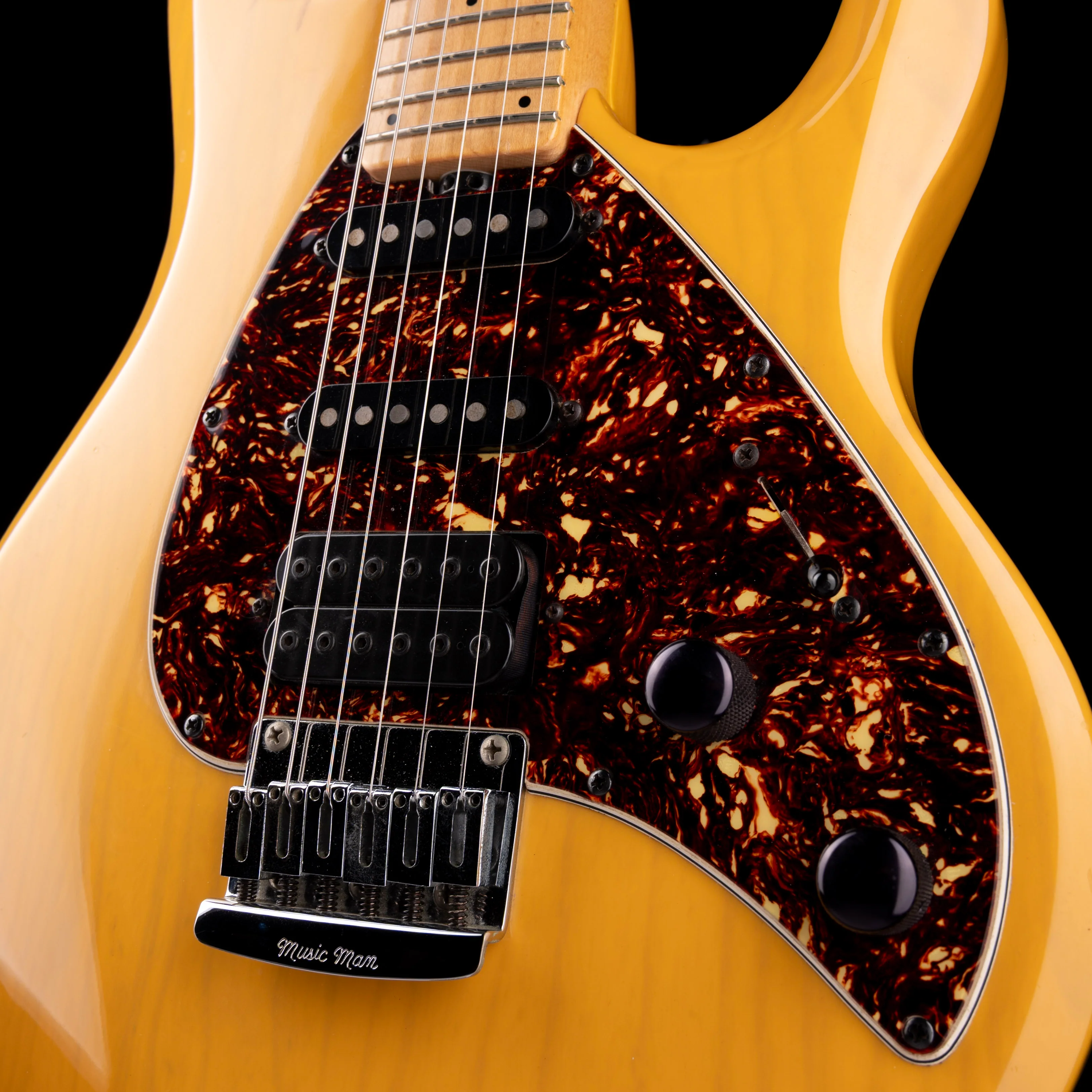Used 1992 Music Man Silhouette Special HSS Butterscotch Maple With Gig Bag - Image 5