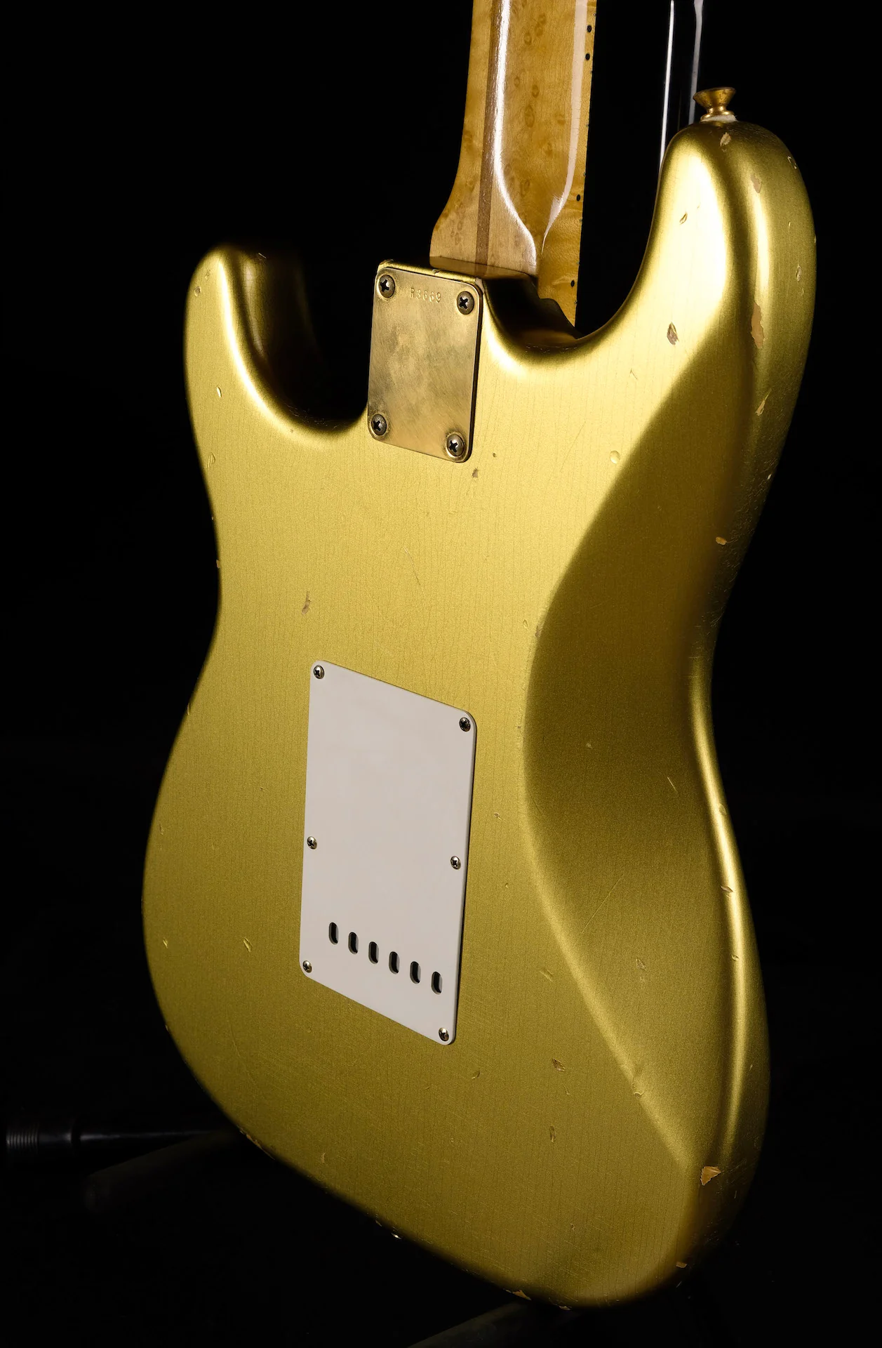 Used '96 Fender Custom Shop 50th Anniversary Diamond Dealer Stratocaster Cunetto Relic Aztec Gold - Image 11