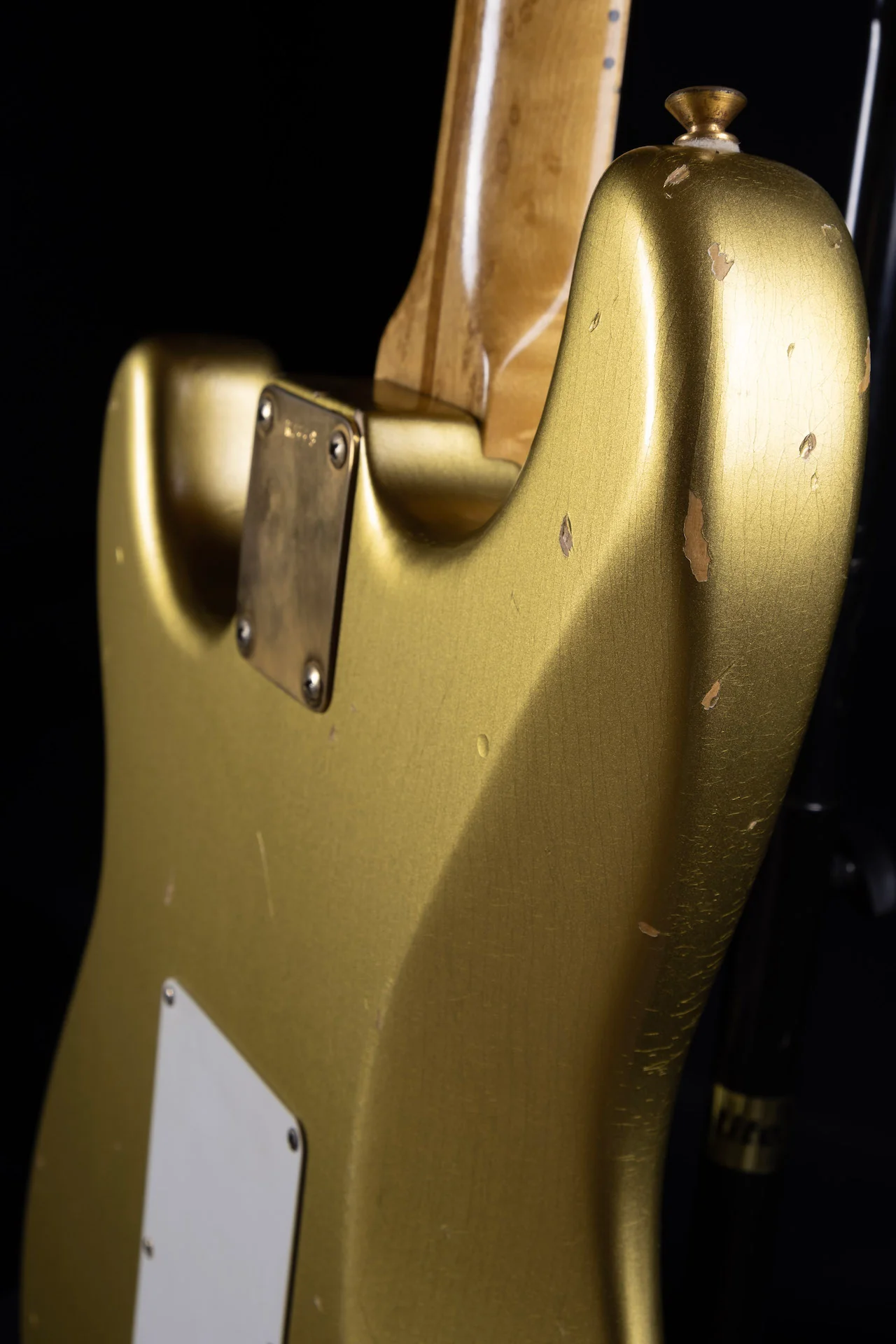 Used '96 Fender Custom Shop 50th Anniversary Diamond Dealer Stratocaster Cunetto Relic Aztec Gold - Image 12