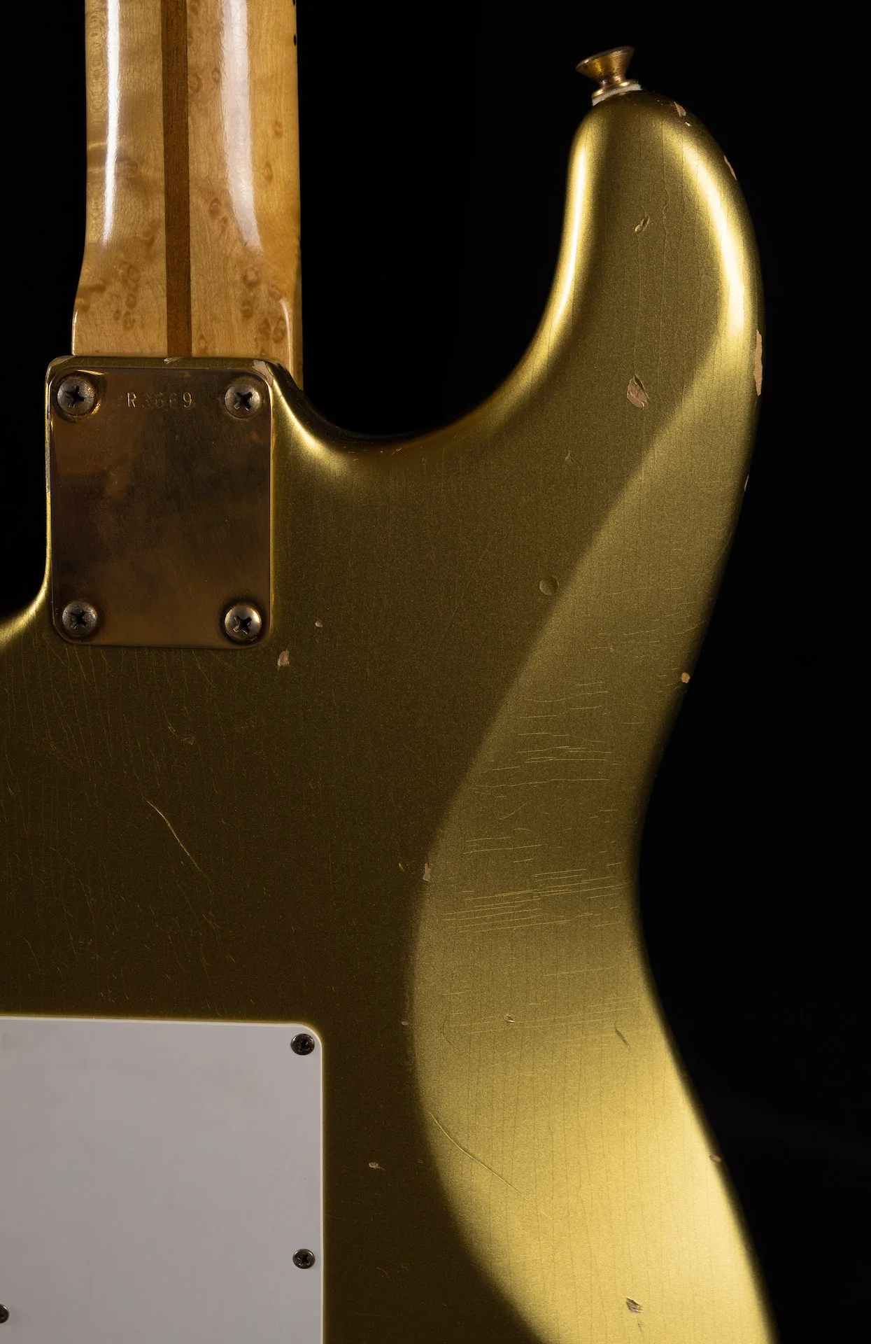 Used '96 Fender Custom Shop 50th Anniversary Diamond Dealer Stratocaster Cunetto Relic Aztec Gold - Image 13