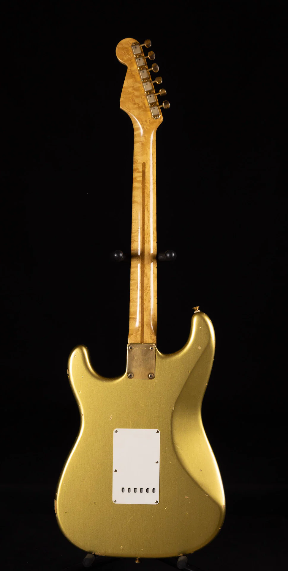 Used '96 Fender Custom Shop 50th Anniversary Diamond Dealer Stratocaster Cunetto Relic Aztec Gold - Image 8