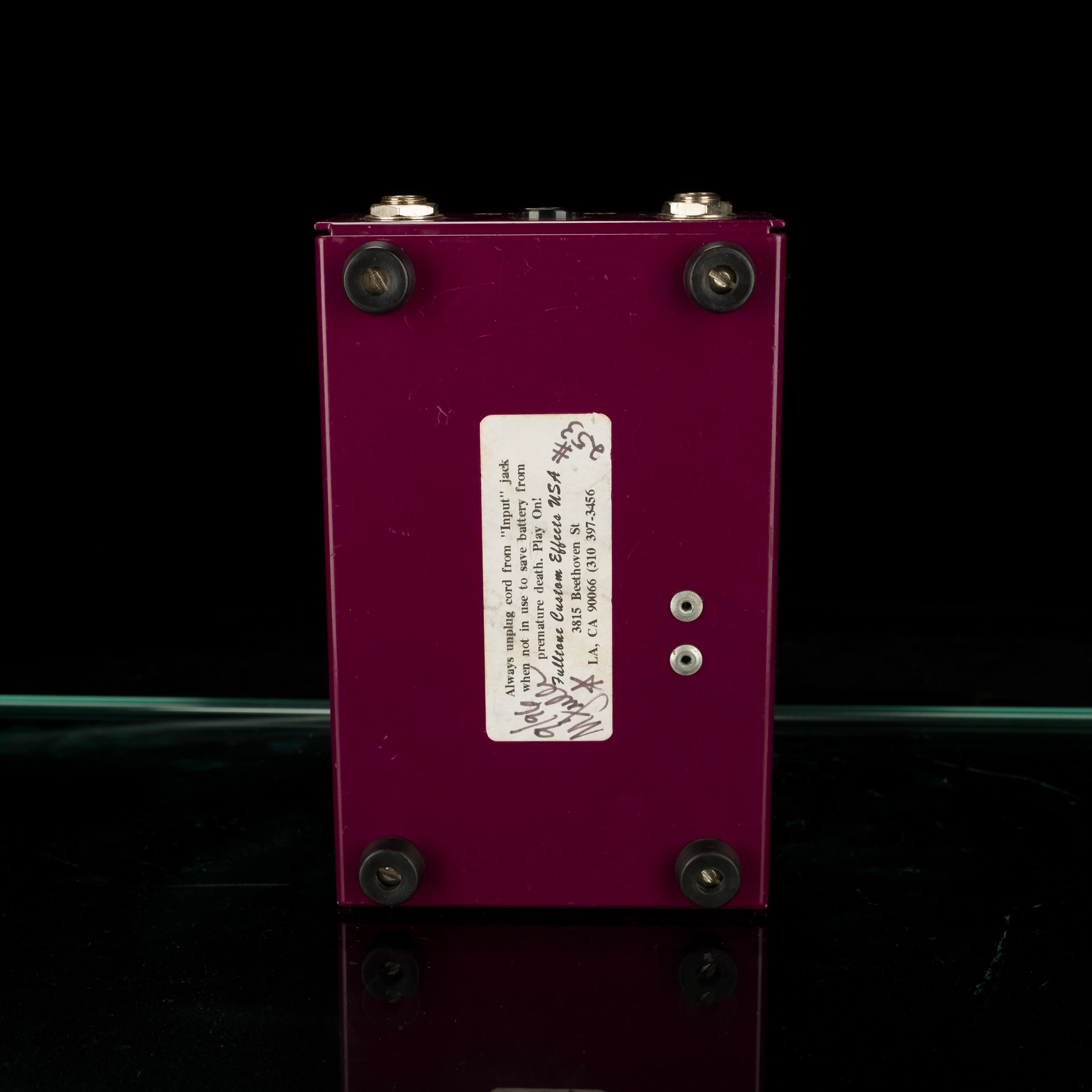Used 1996 Fulltone '70 Fuzz Big Box Purple Pedal - Image 2