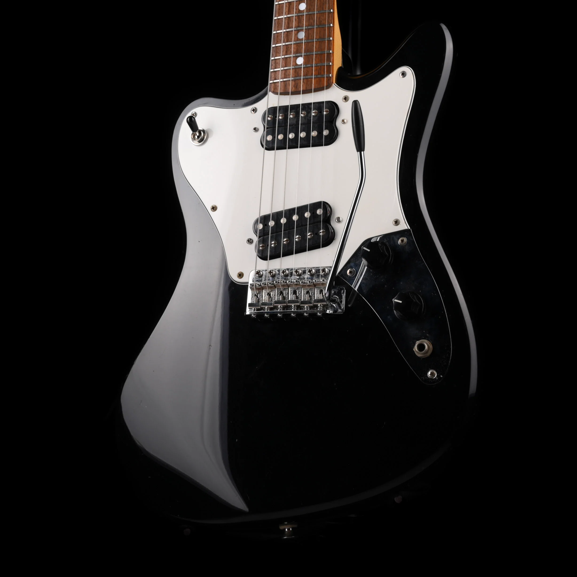 Used 1997 Squier Vista Series Made In Japan Super-Sonic Black With Gig Bag - Image 3