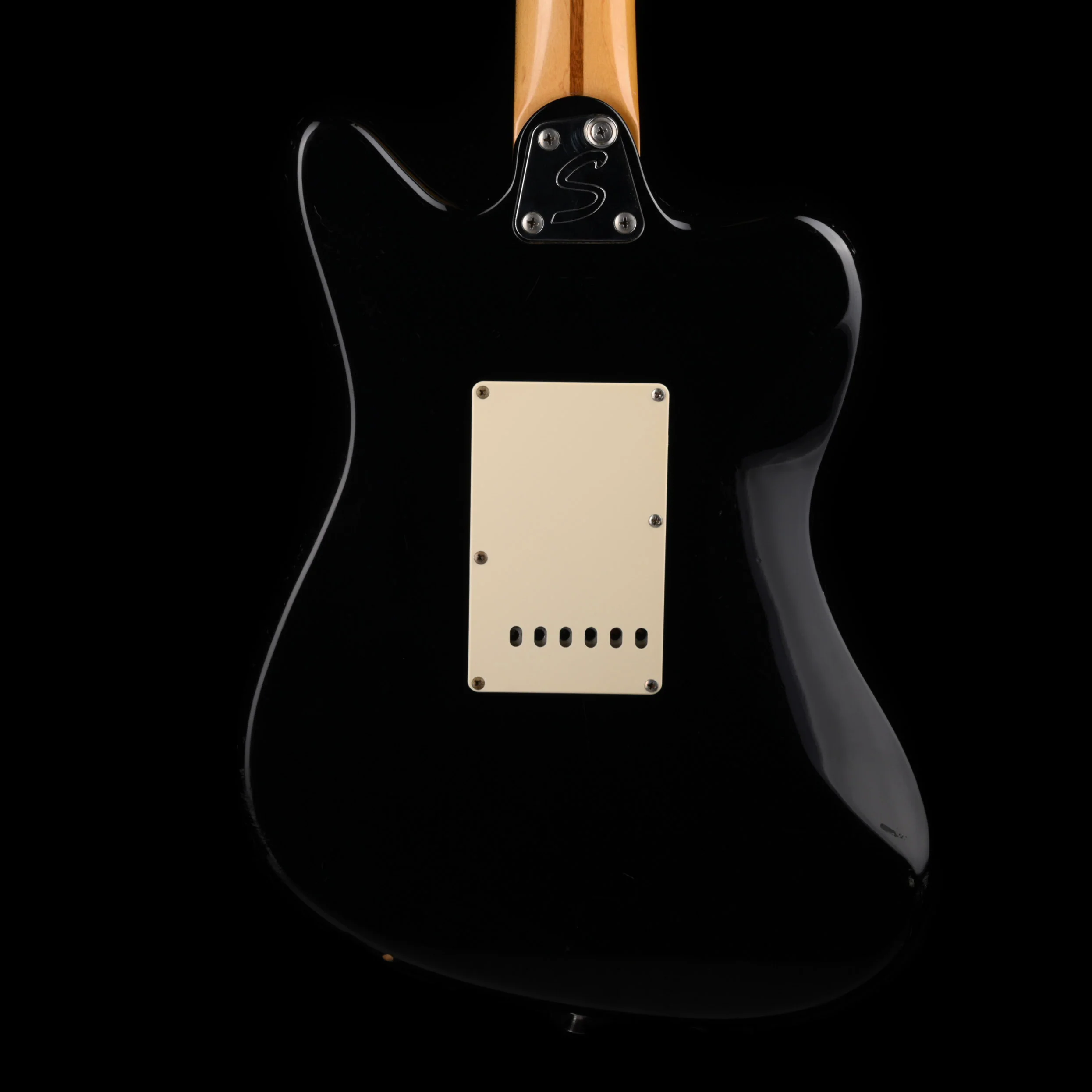Used 1997 Squier Vista Series Made In Japan Super-Sonic Black With Gig Bag - Image 6