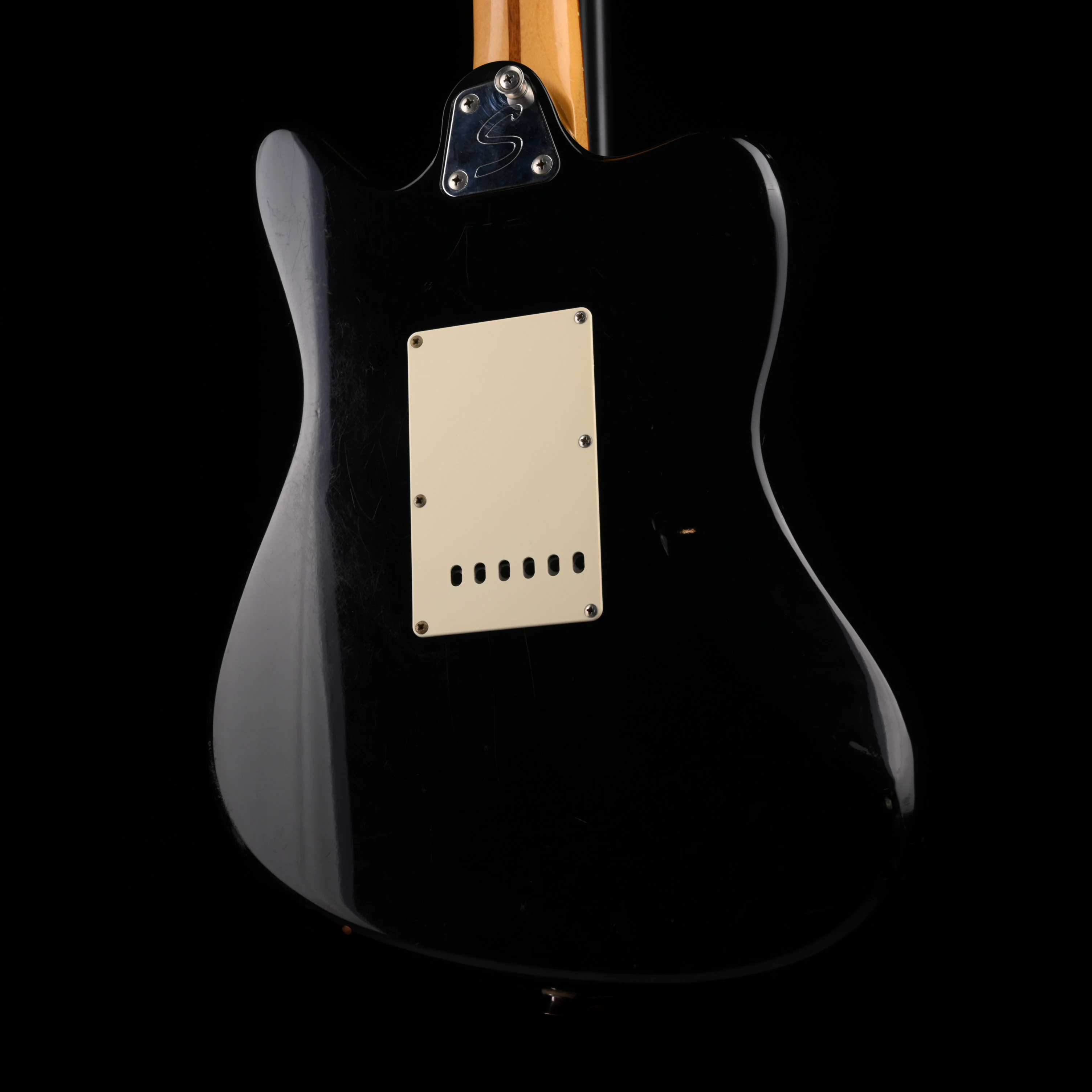 Used 1997 Squier Vista Series Made In Japan Super-Sonic Black With Gig Bag - Image 9