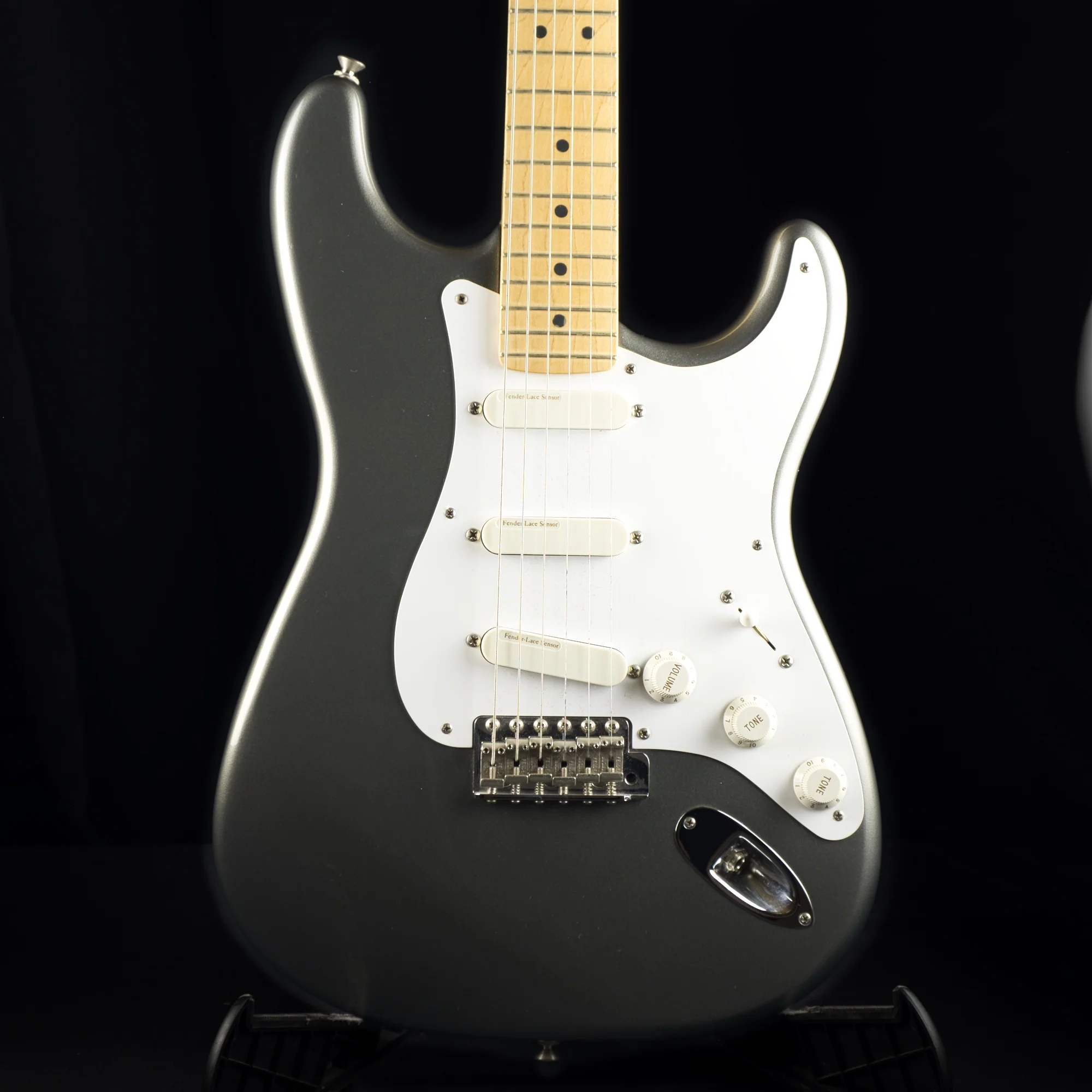 Used 1998 Fender Artist Series Eric Clapton Stratocaster Pewter Electric Guitar With HSC