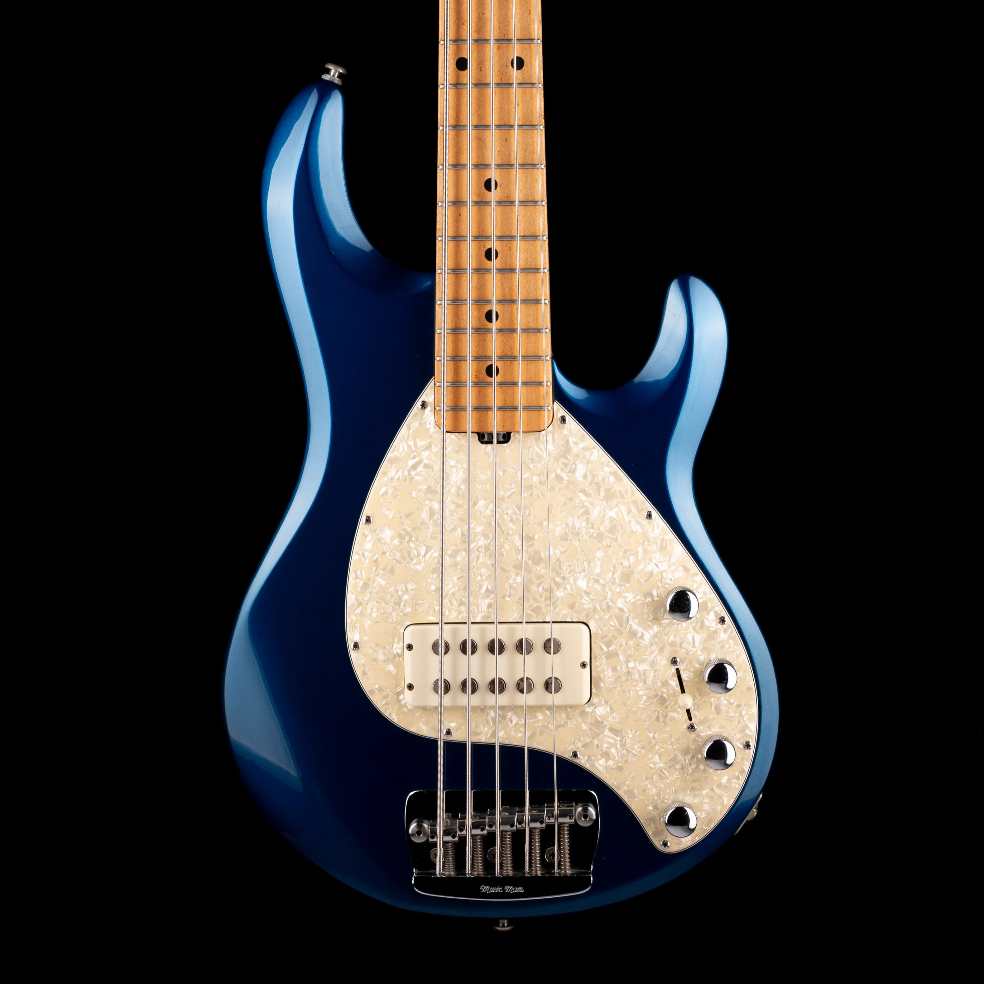 Used 1999 Ernie Ball Music Man Stingray 5 H Blue Pearl with OHSC