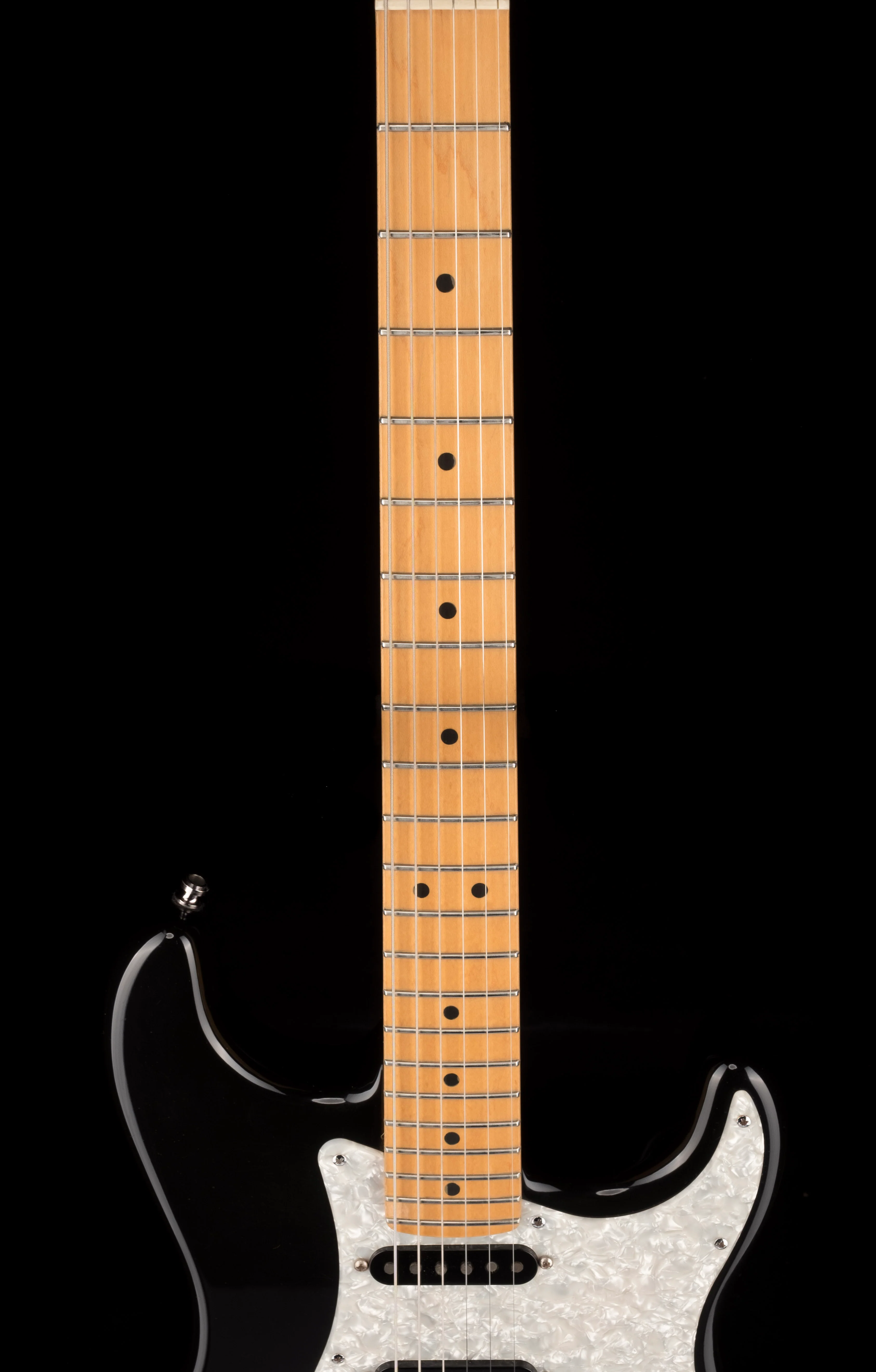Used 2001 Fender American Series Stratocaster HSS Black with Gig Bag - Image 11