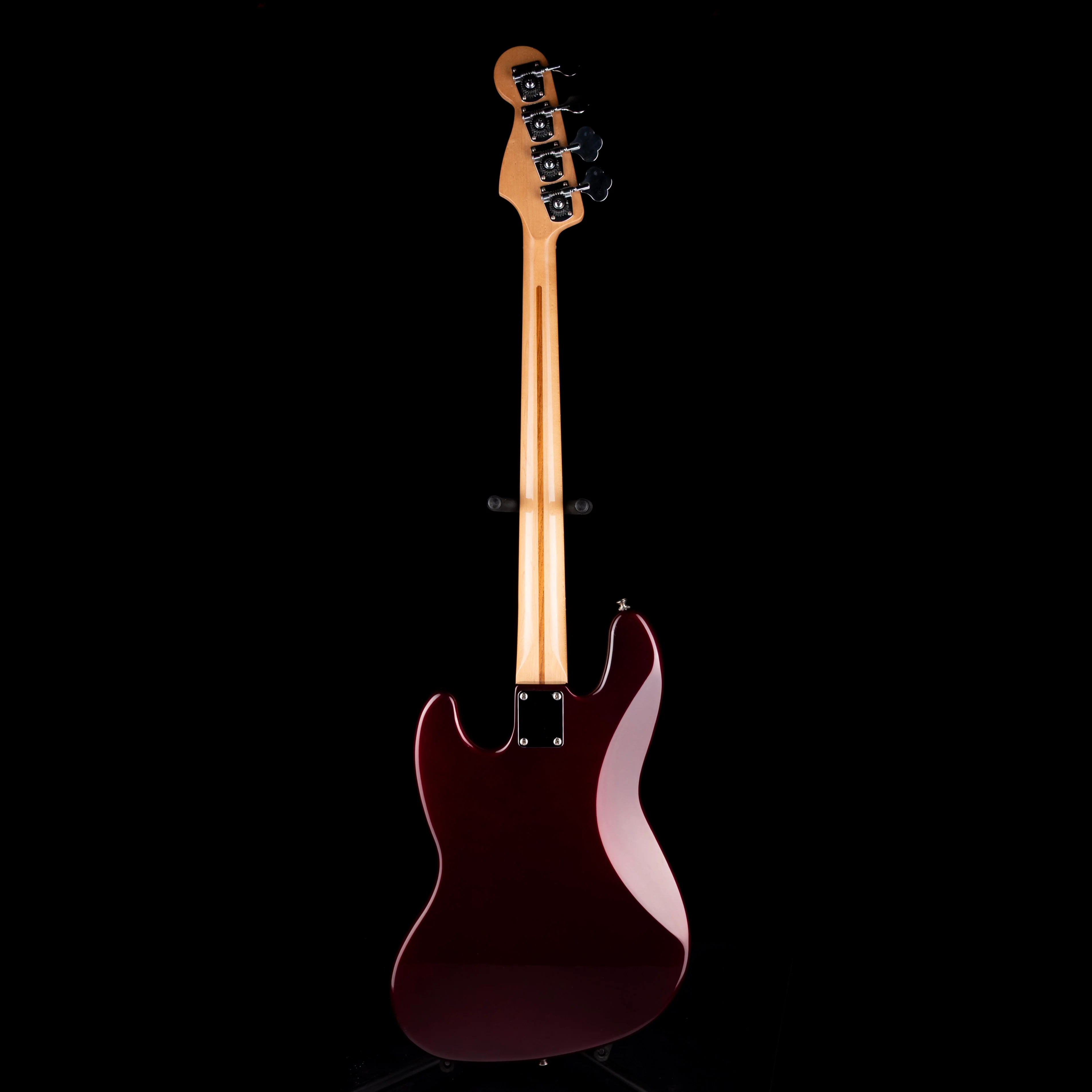 Used 2001 Fender Standard Jazz Bass Fretless Midnight Wine - Image 9