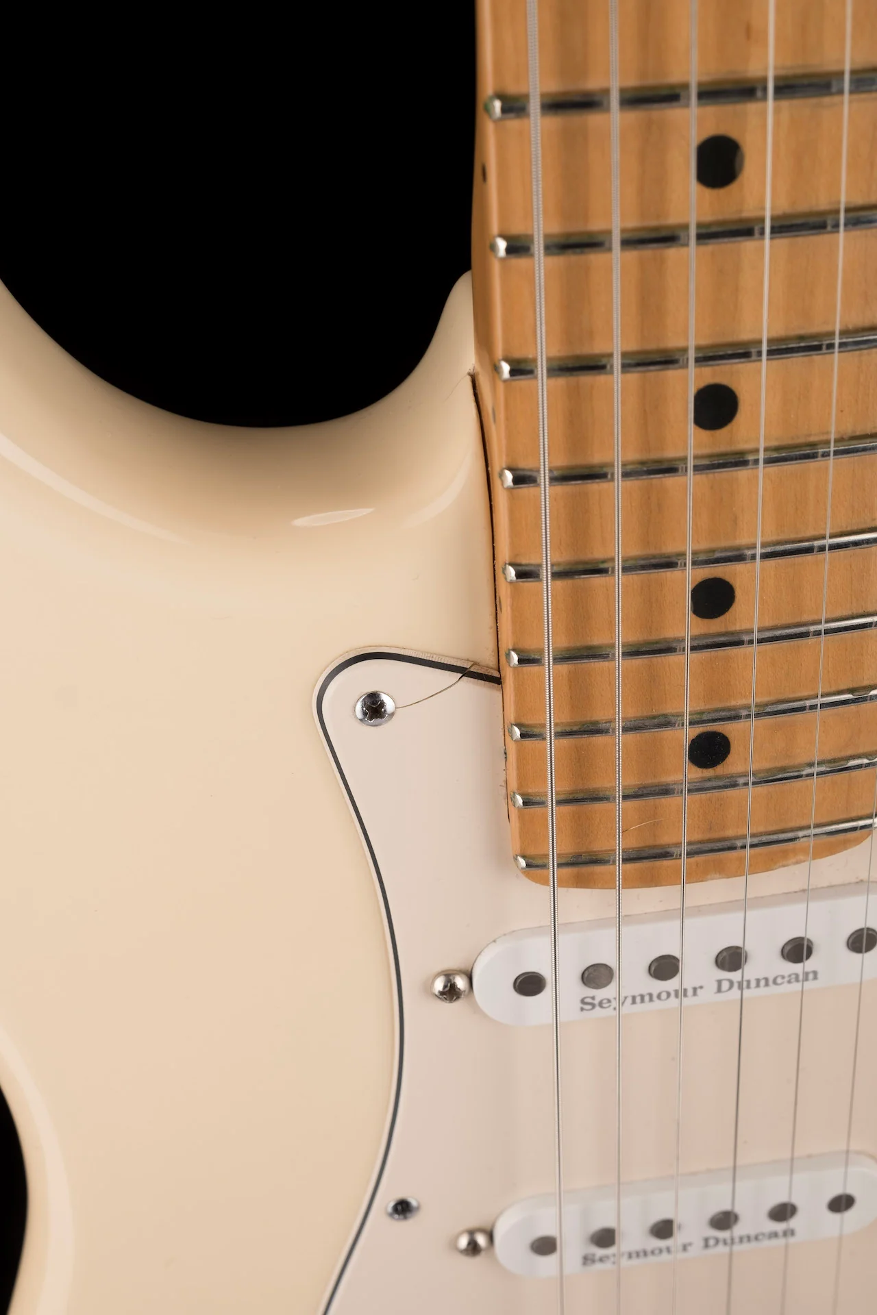 Used 2003 Fender American Stratocaster Seymour Duncan Pickups Olympic White With OHSC - Image 10