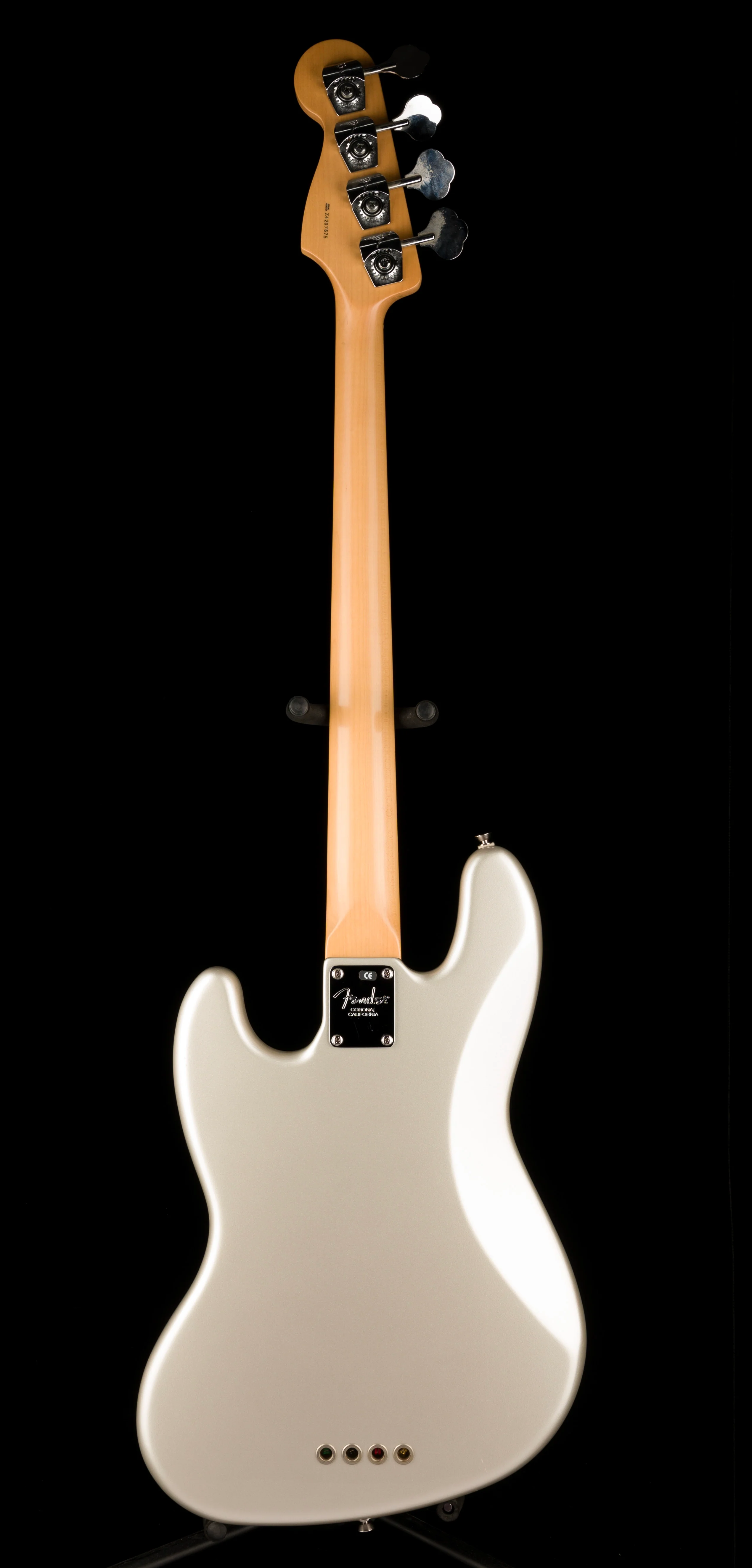 Used 2004 Fender American Jazz Bass Rosewood Fingerboard Chrome Silver With OHSC - Image 13