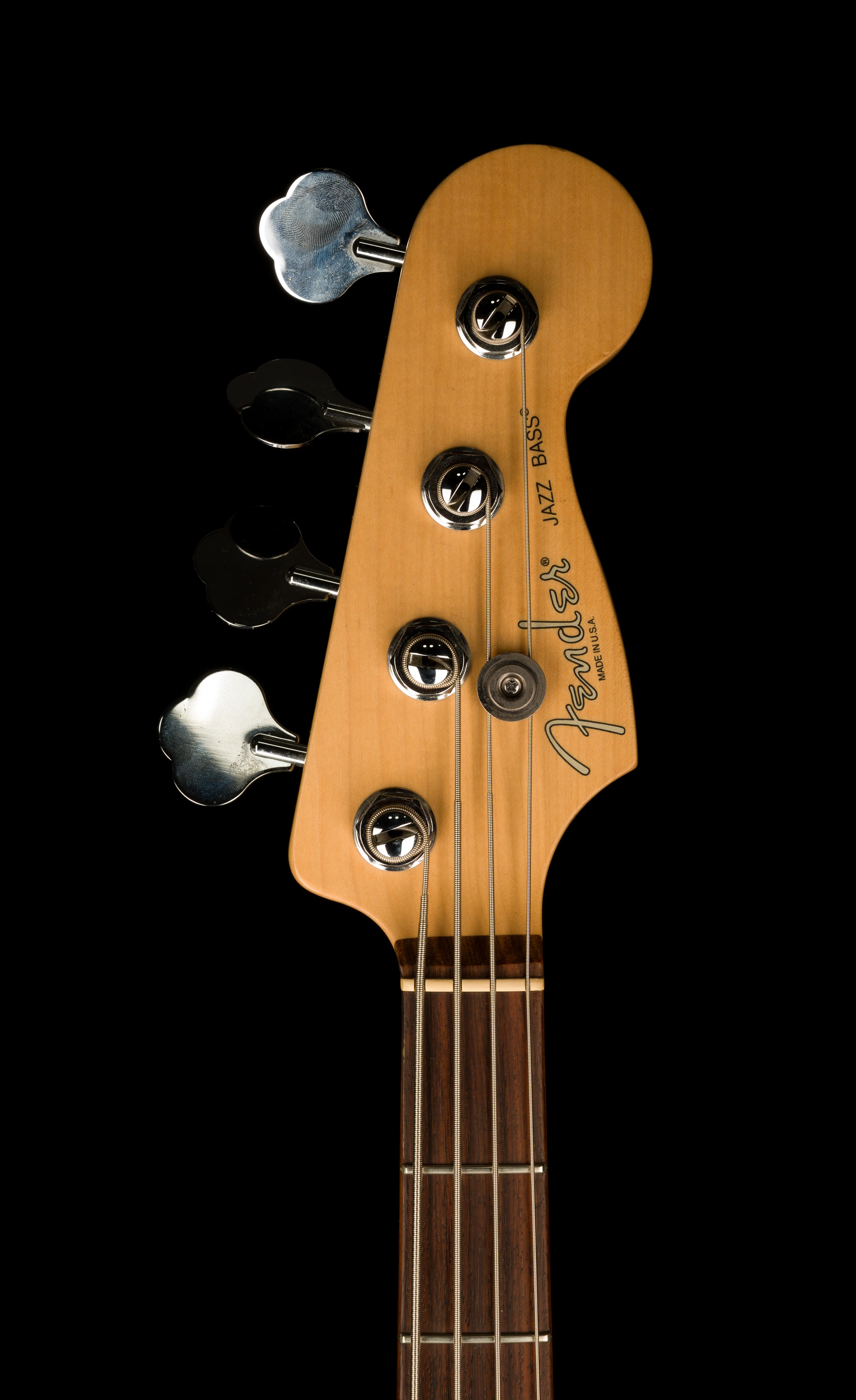 Used 2004 Fender American Jazz Bass Rosewood Fingerboard Chrome Silver With OHSC - Image 16