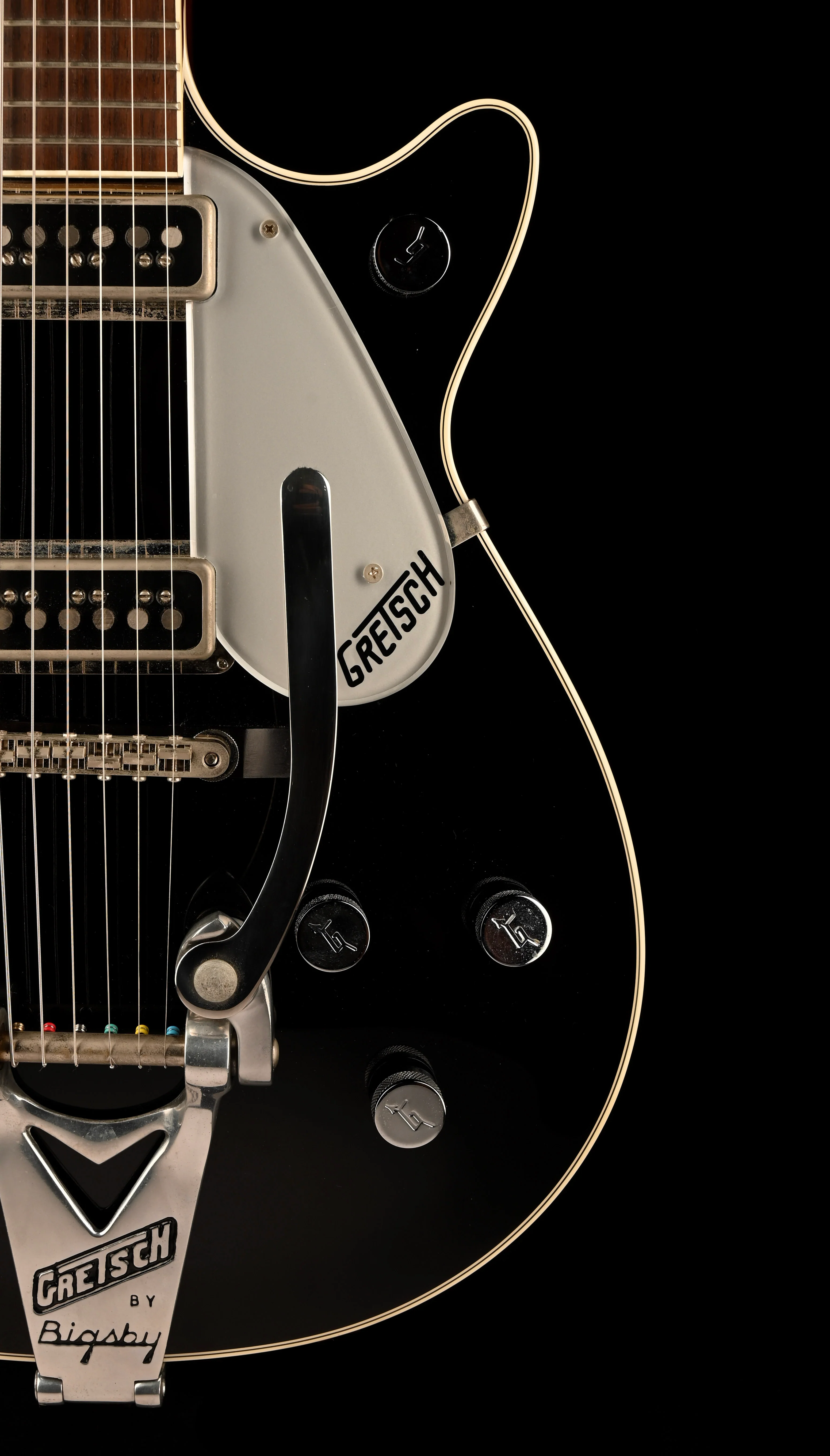 Used 2004 Gretsch G6128T-1957 Duo Jet Black Electric Guitar With OHSC - Image 9