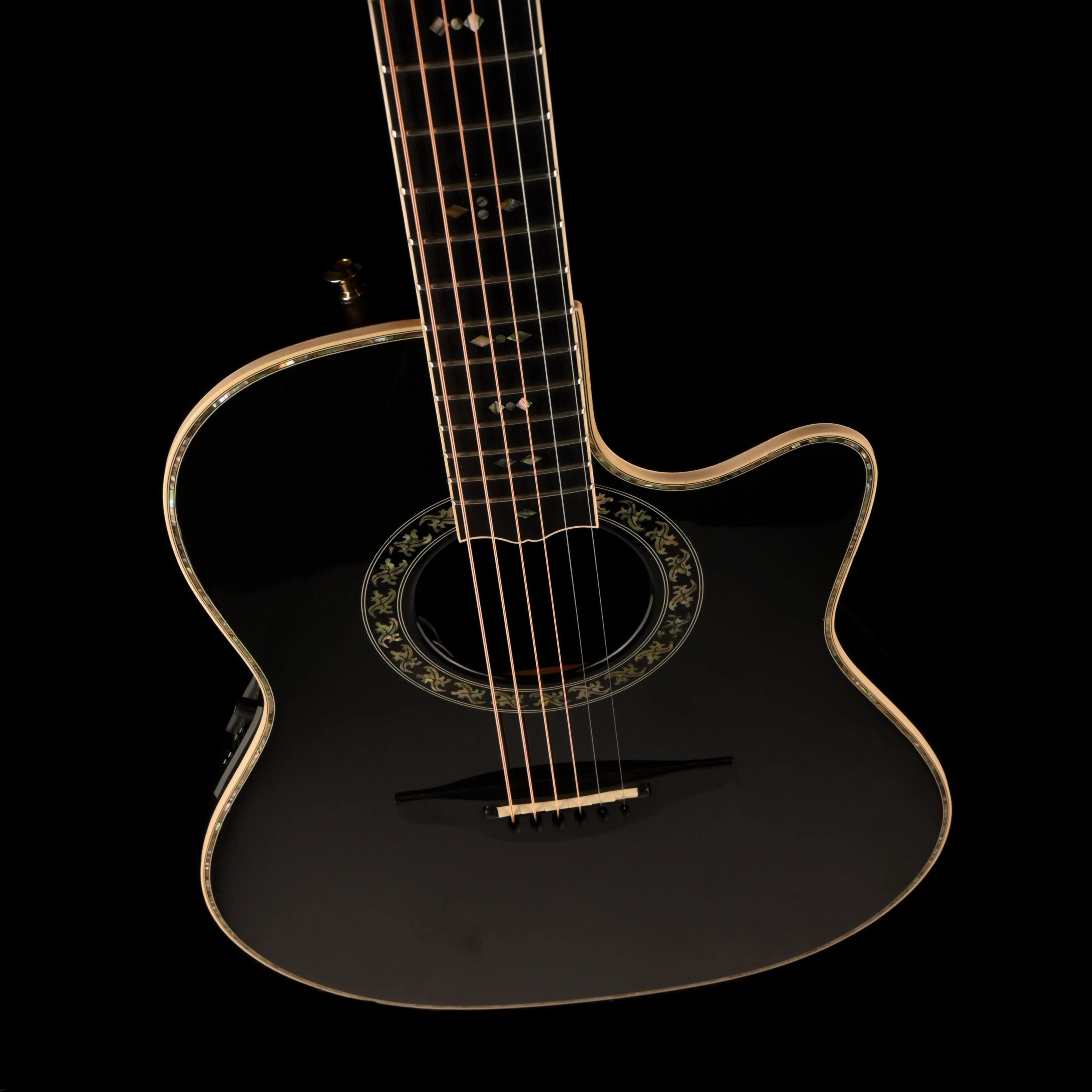 Used 2004 Ovation 1869 Custom Legend Acoustic Electric Black With OHSC - Image 3